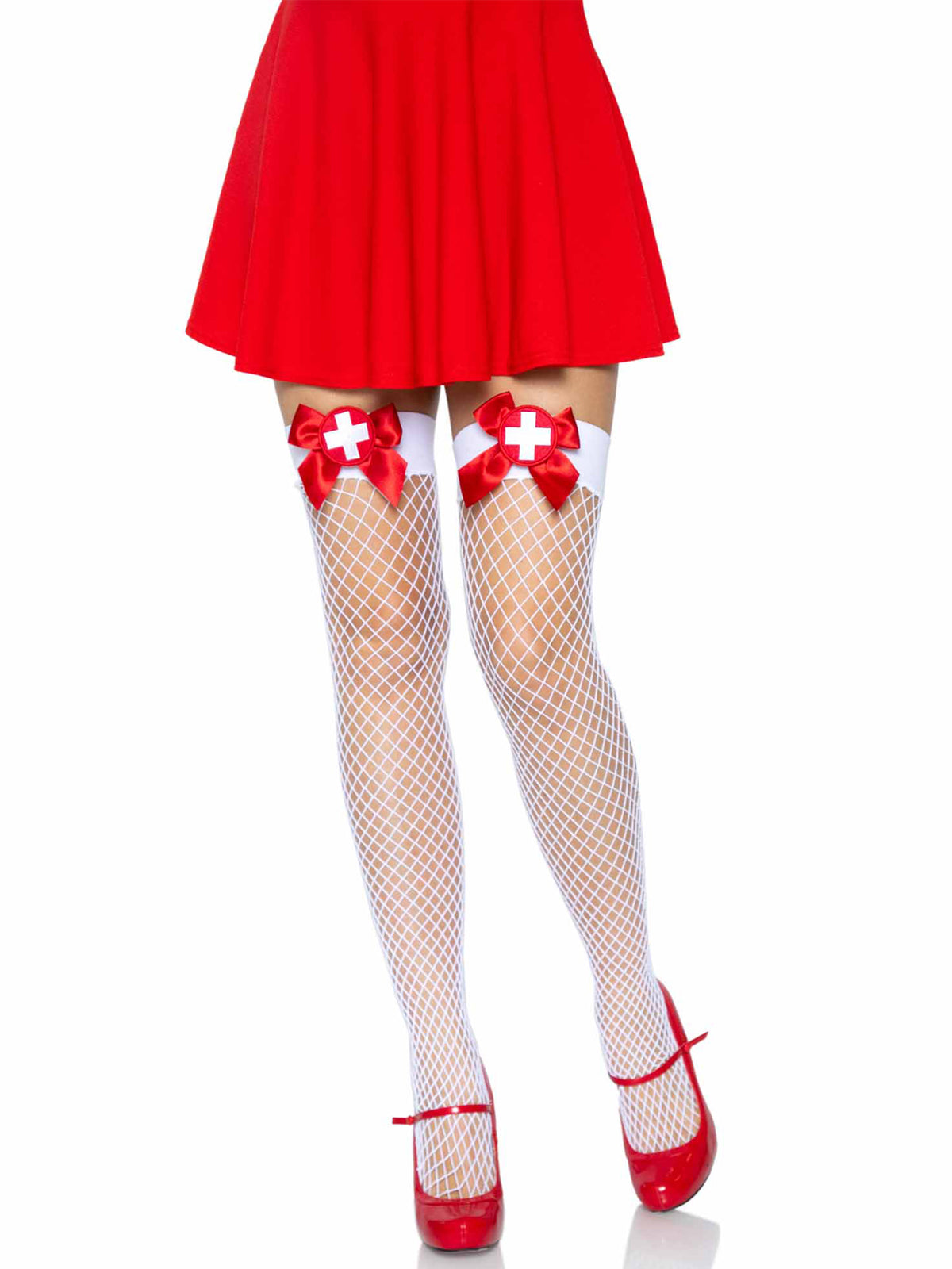 Industrial Net Thigh Highs O/S