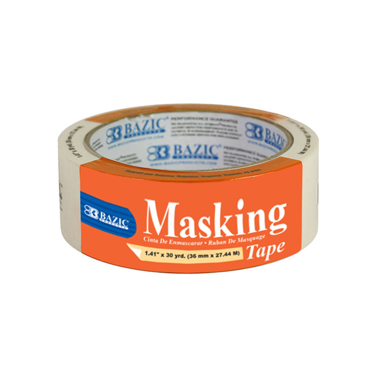 Bazic 1.41' X 1080' (30 Yards) General Purpose Masking Tape