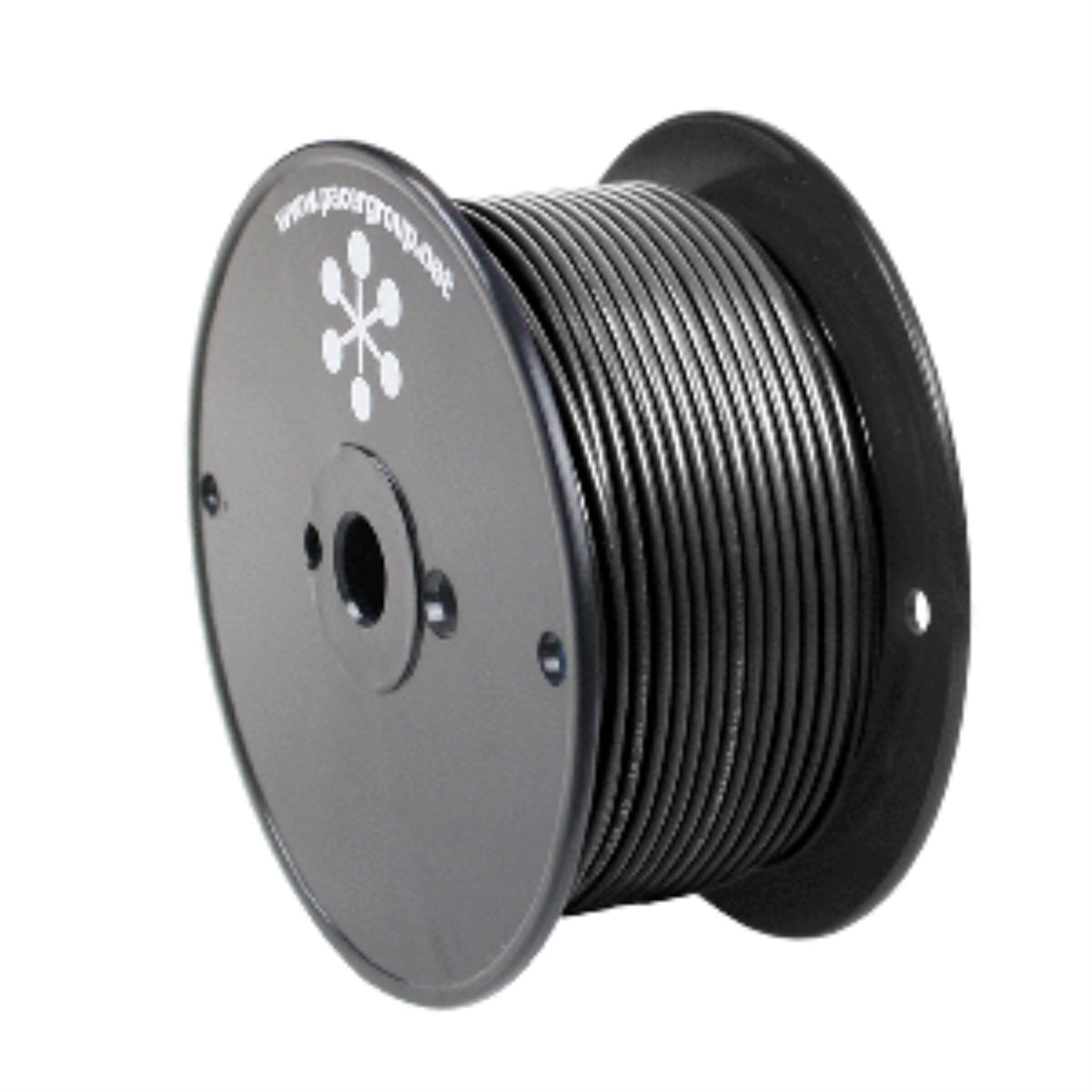 Pacer Black 8 Awg Primary Wire - 250&#39;