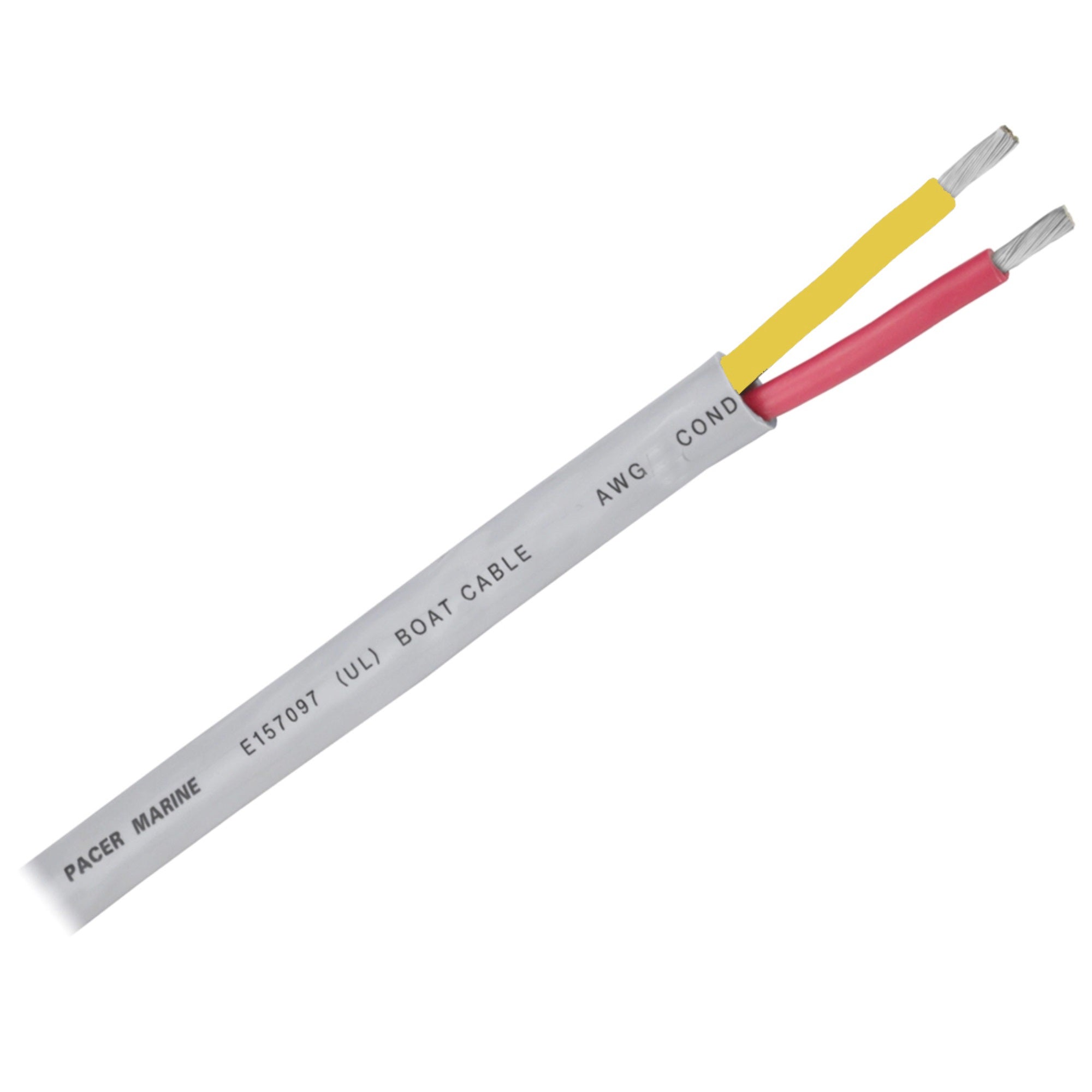Pacer Safety Duplex Round Cable 250' 14/2 Red, Yellow