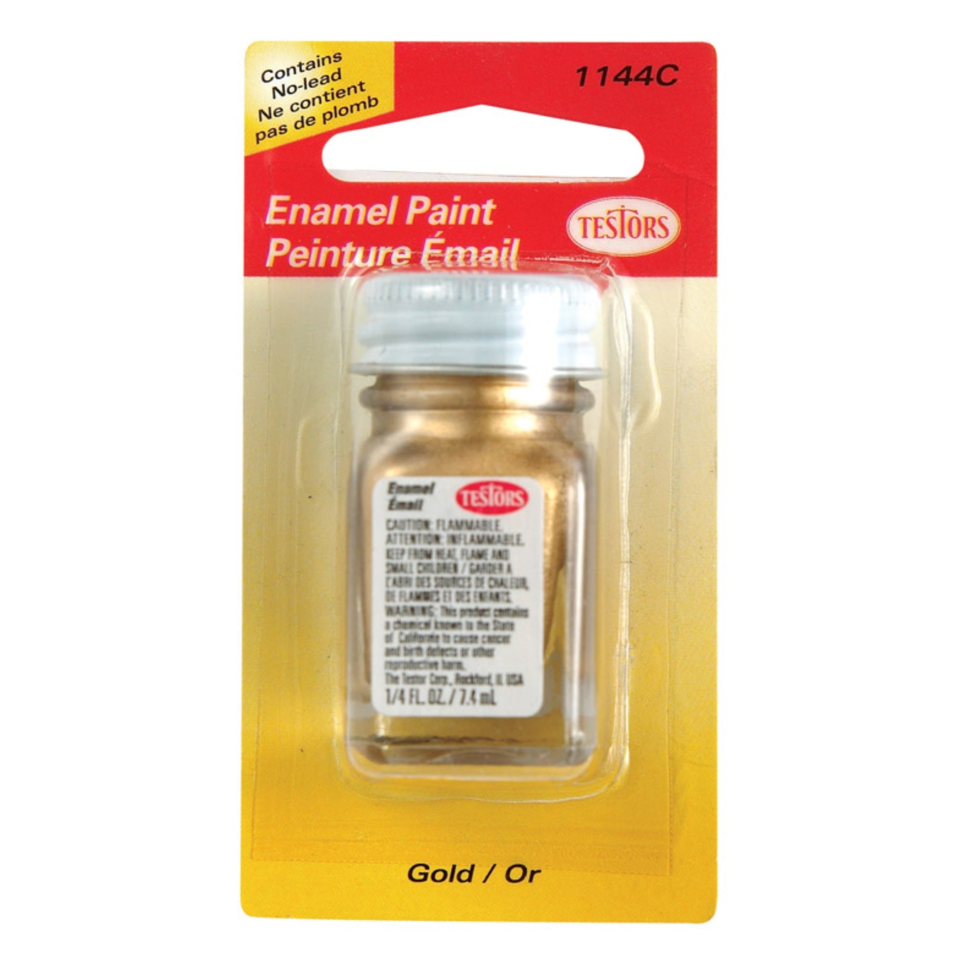 Hobby Paint 1/4Oz Gold (Pack Of 6)