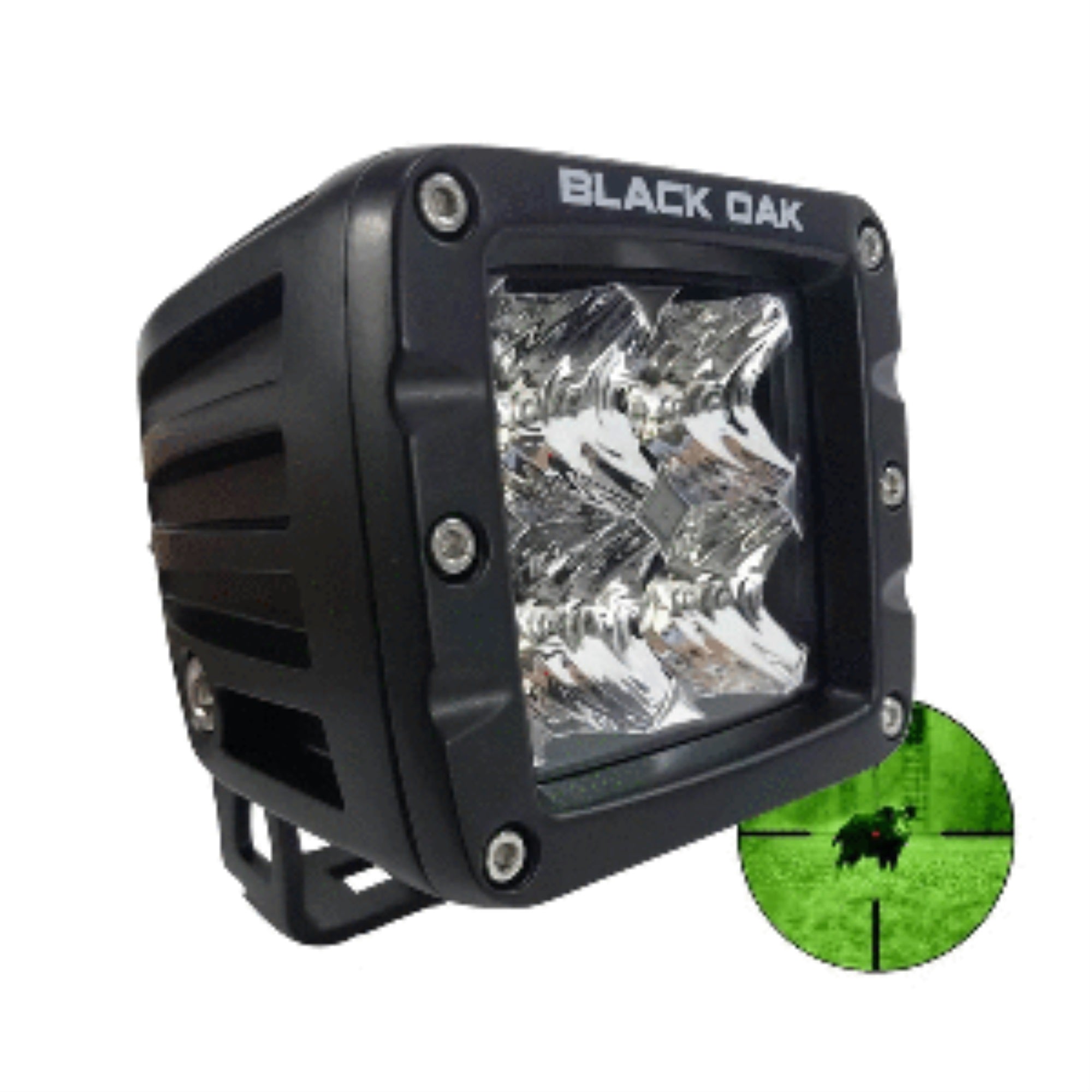 Black Oak Pro Series Infrared 2' 940Nm Flood Pod Light - Black