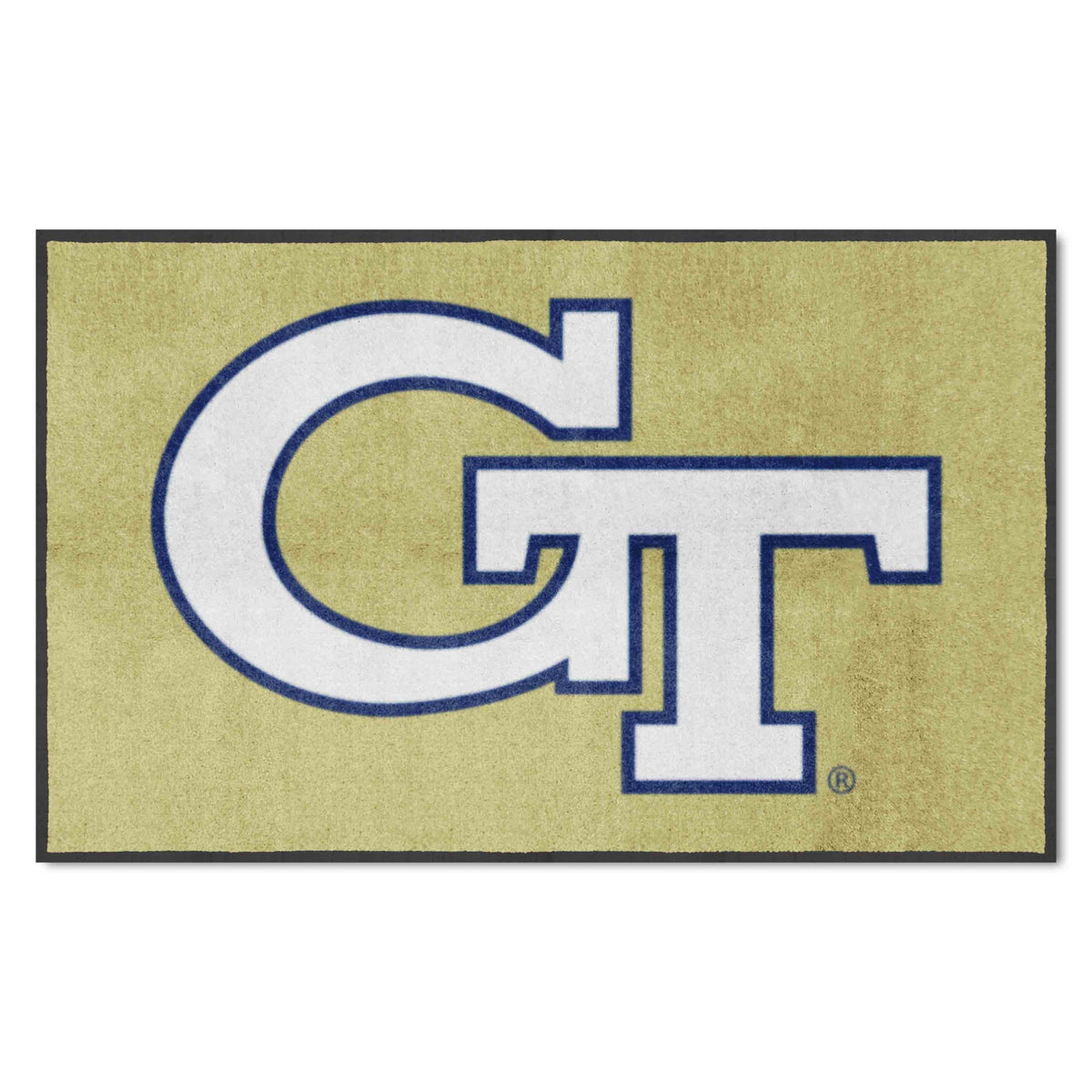 Georgia Tech 4X6 High-Traffic Mat With Durable Rubber Backing - Landscape Orientation