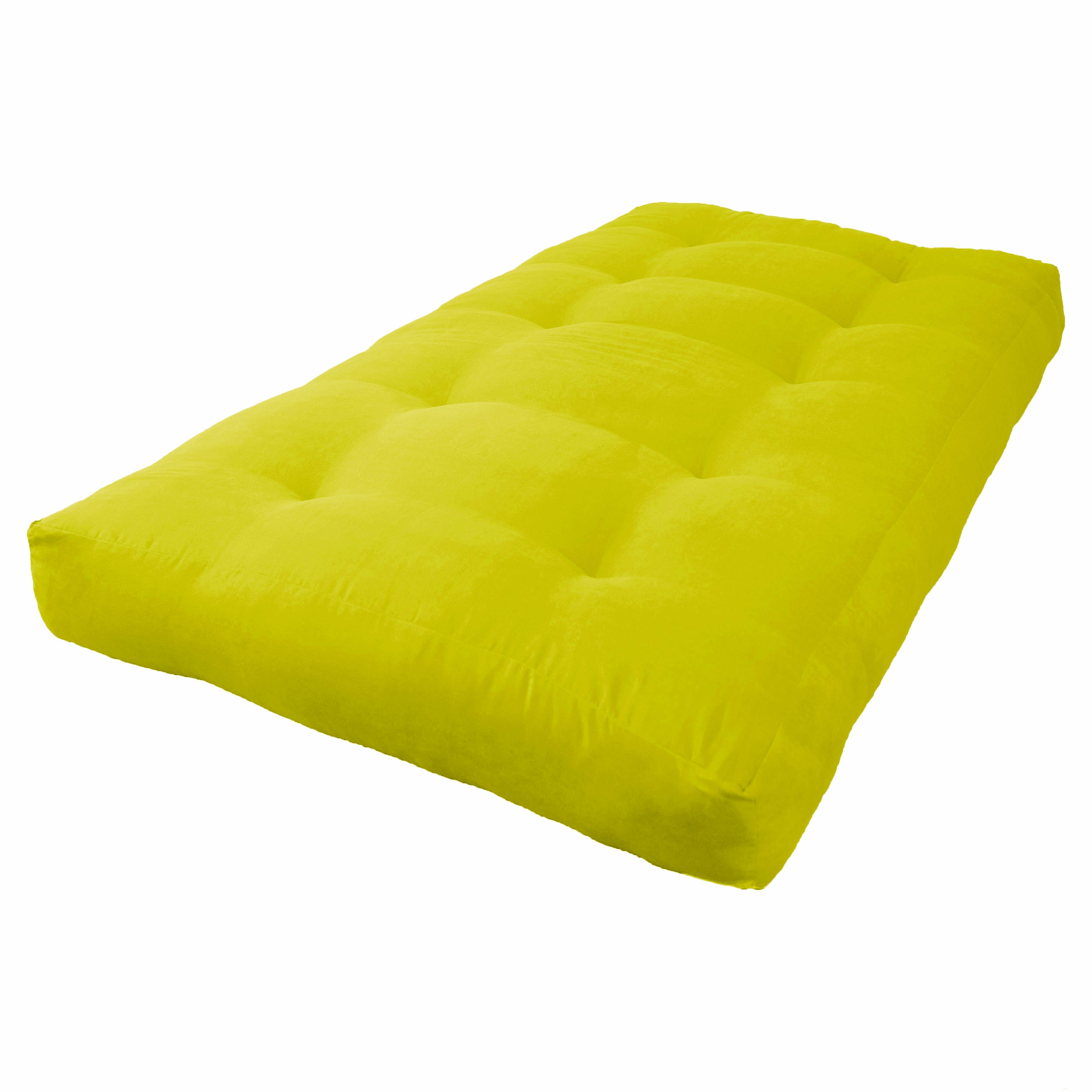 Blazing Needles Vitality 7-inch Microsuede Twin-size Futon Mattress - Mojito Lime - Mojito Lime