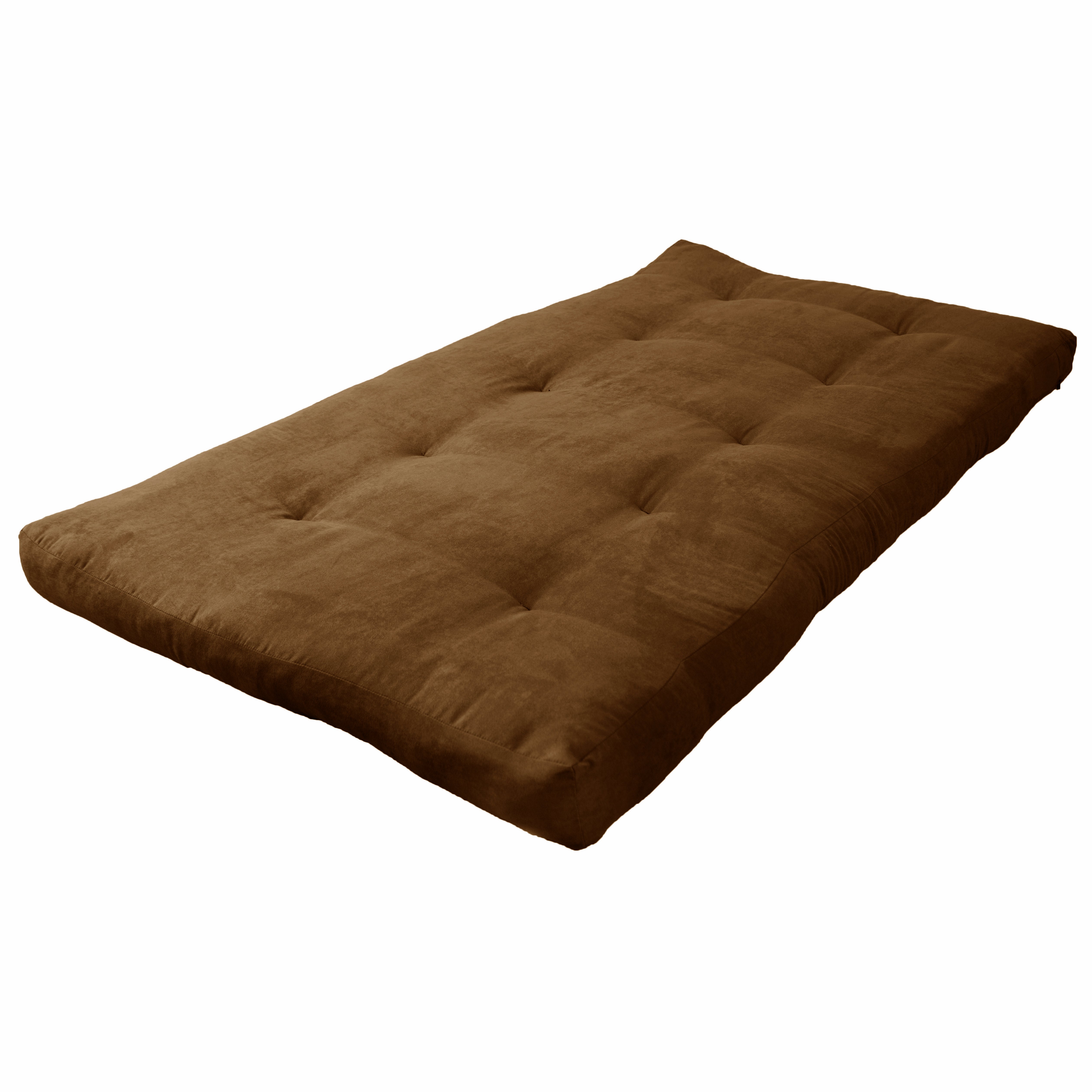 Blazing Needles Vitality 6-inch Microsuede Twin-size Futon Mattress - Chocolate - Chocolate