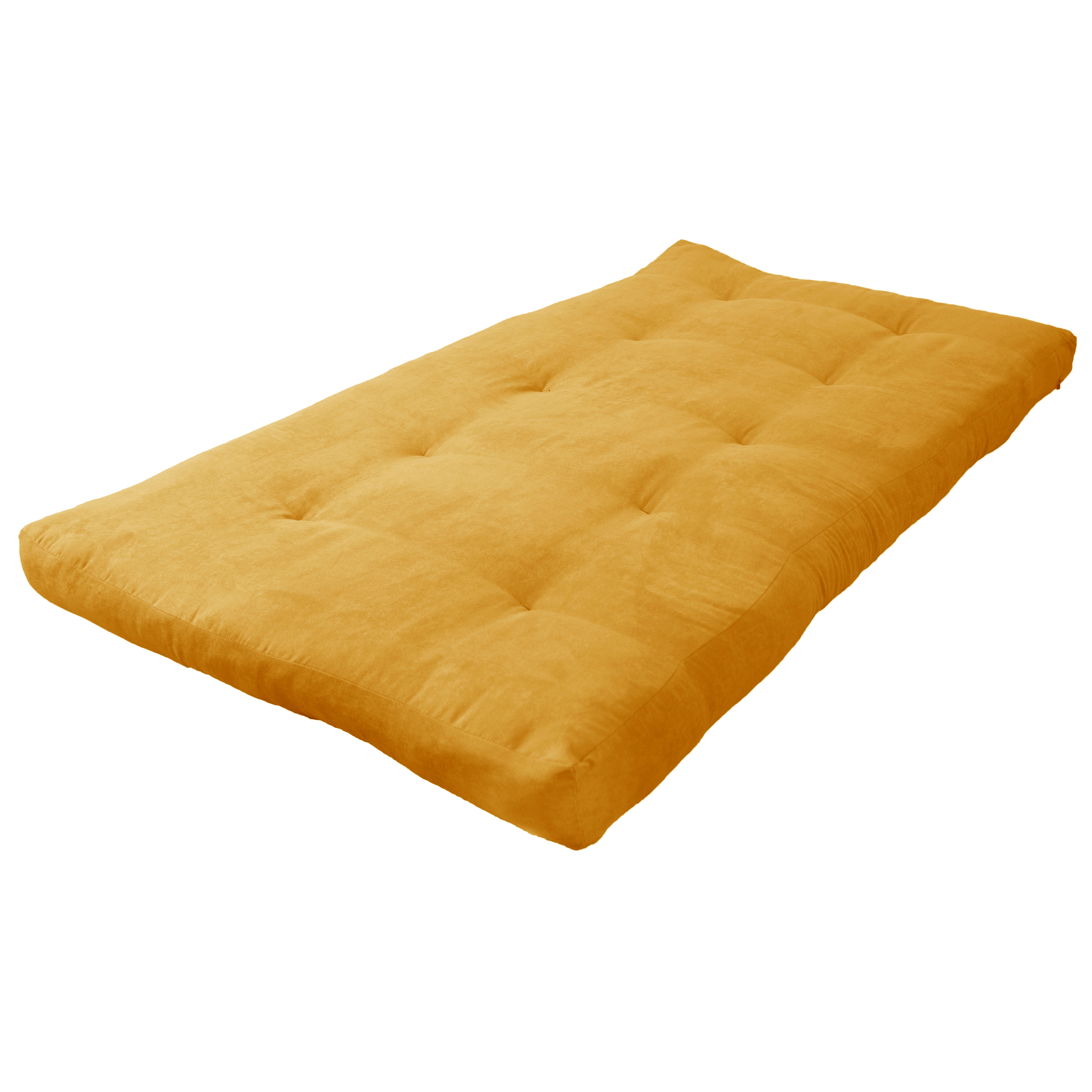 Blazing Needles Vitality 6-inch Microsuede Twin-size Futon Mattress - Lemon - Lemon