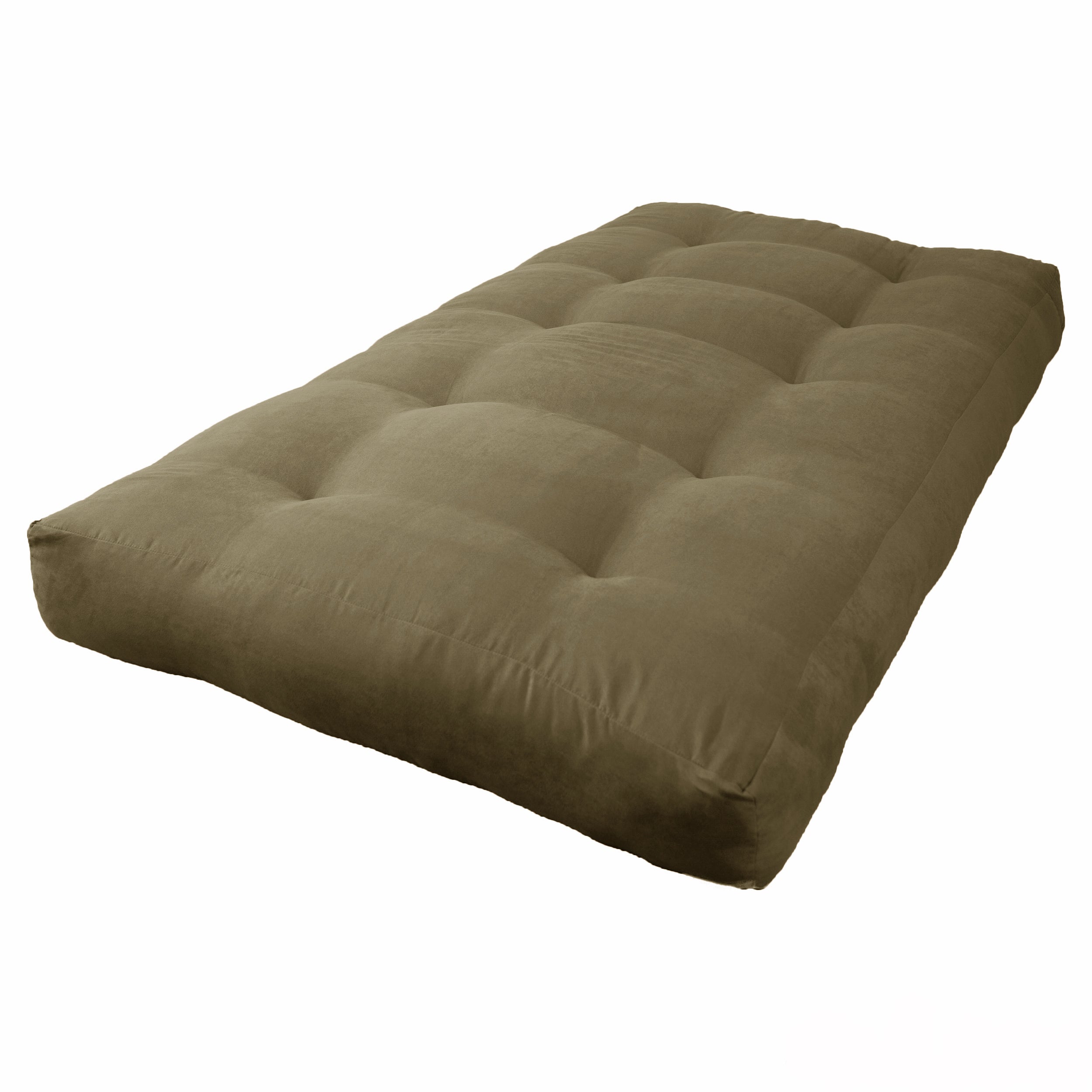 Blazing Needles Vitality 8-inch Microsuede Twin-size Futon Mattress - Java - Java