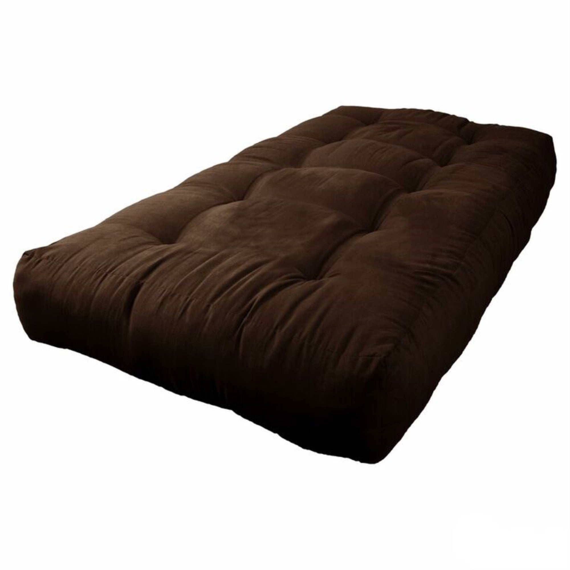 Blazing Needles Vitality 10-inch Microsuede Twin-size Futon Mattress - Chocolate - Chocolate