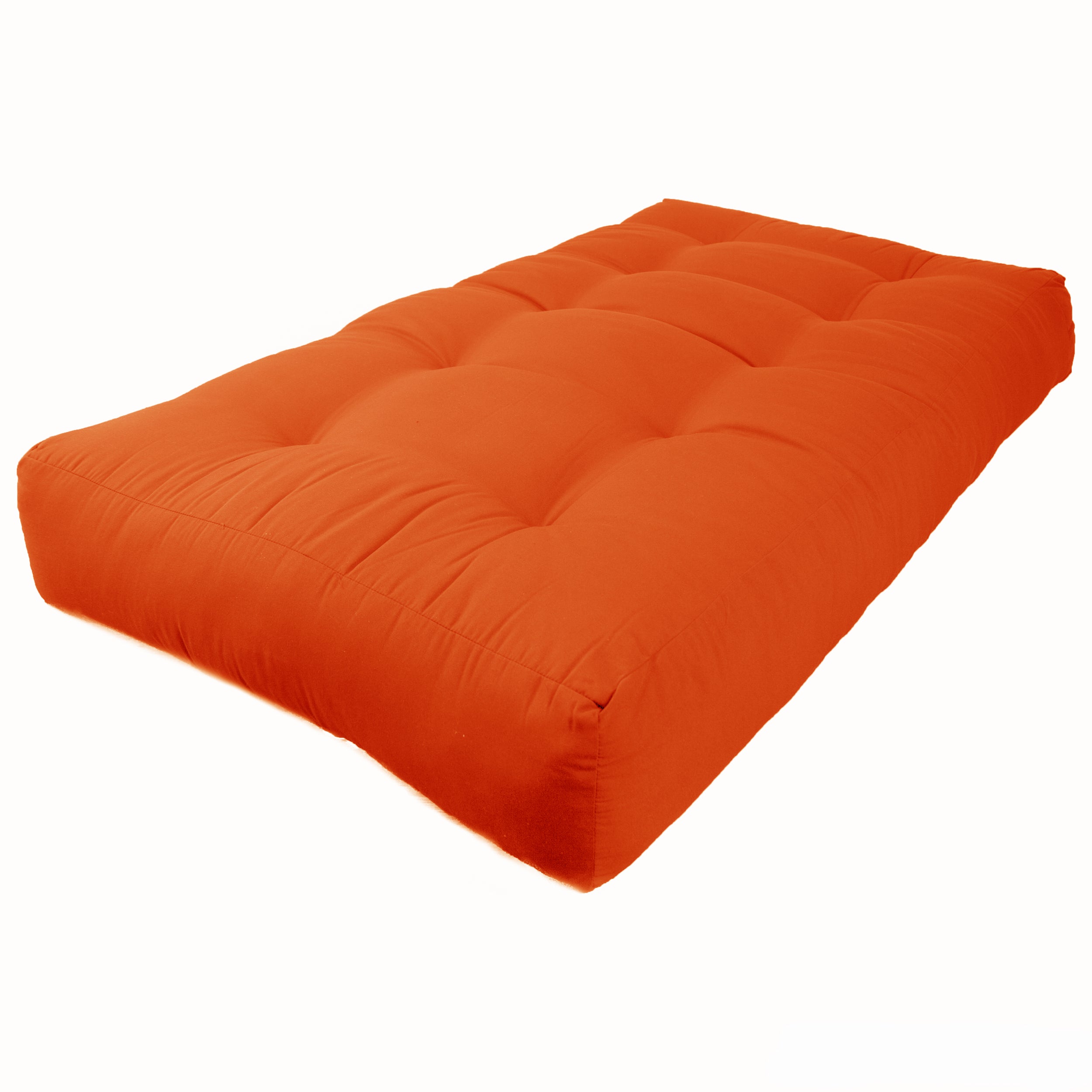 Blazing Needles Renewal 10-inch Twill Twin-size Futon Mattress - Tangerine Dream - Tangerine Dream