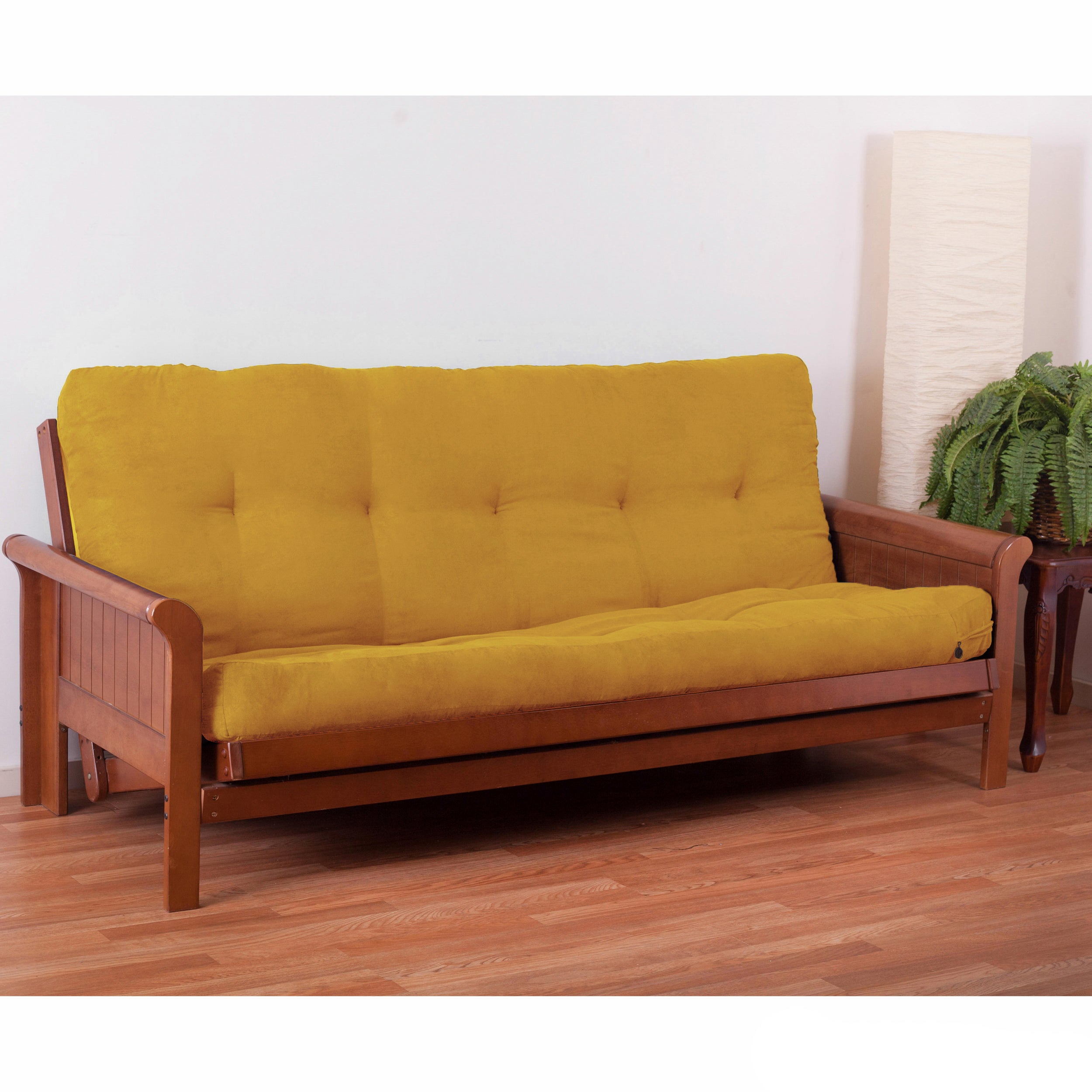 Blazing Needles Vitality 5-inch Microsuede Full-size Futon Mattress - Lemon - Lemon