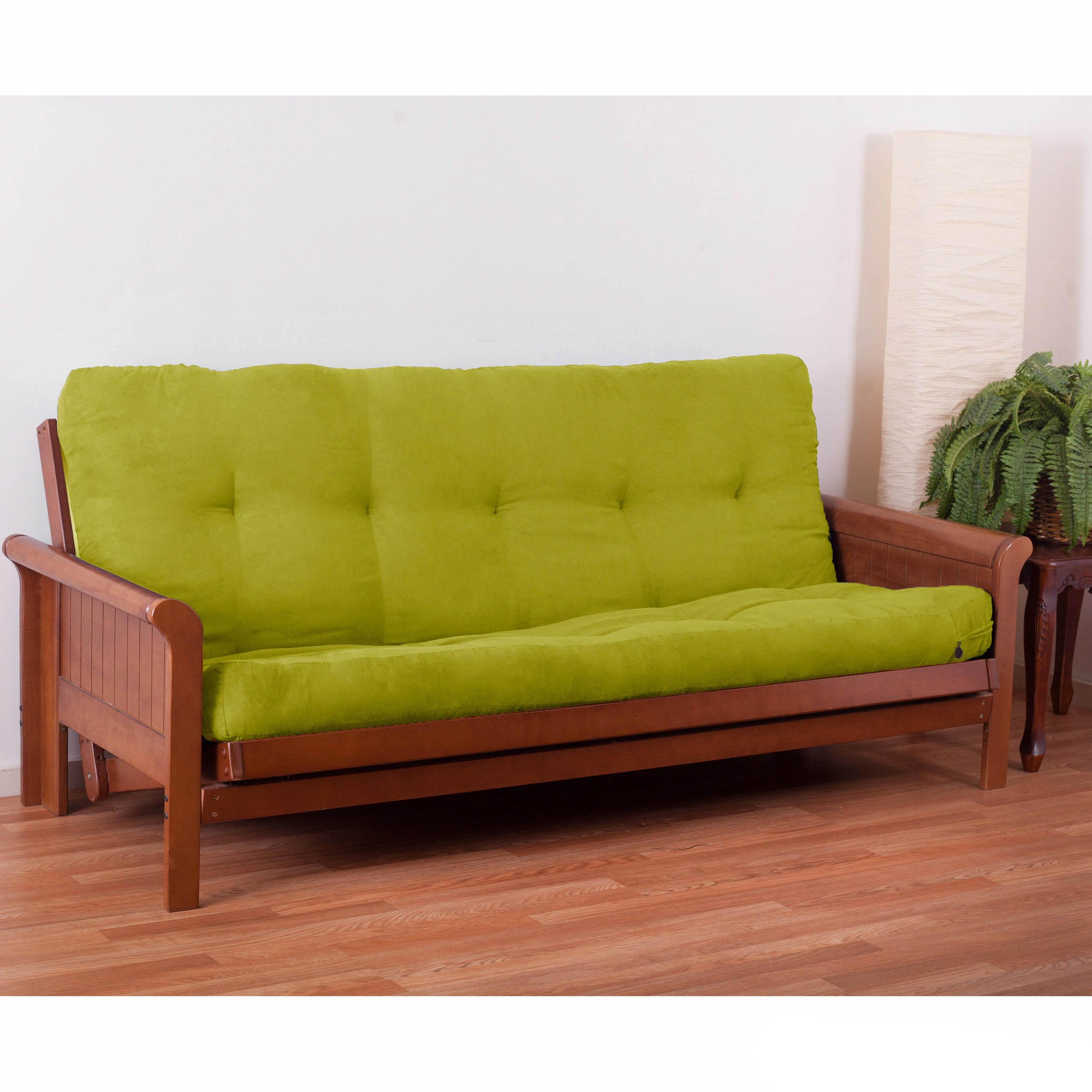Blazing Needles Vitality 5-inch Microsuede Full-size Futon Mattress - Mojito Lime - Mojito Lime
