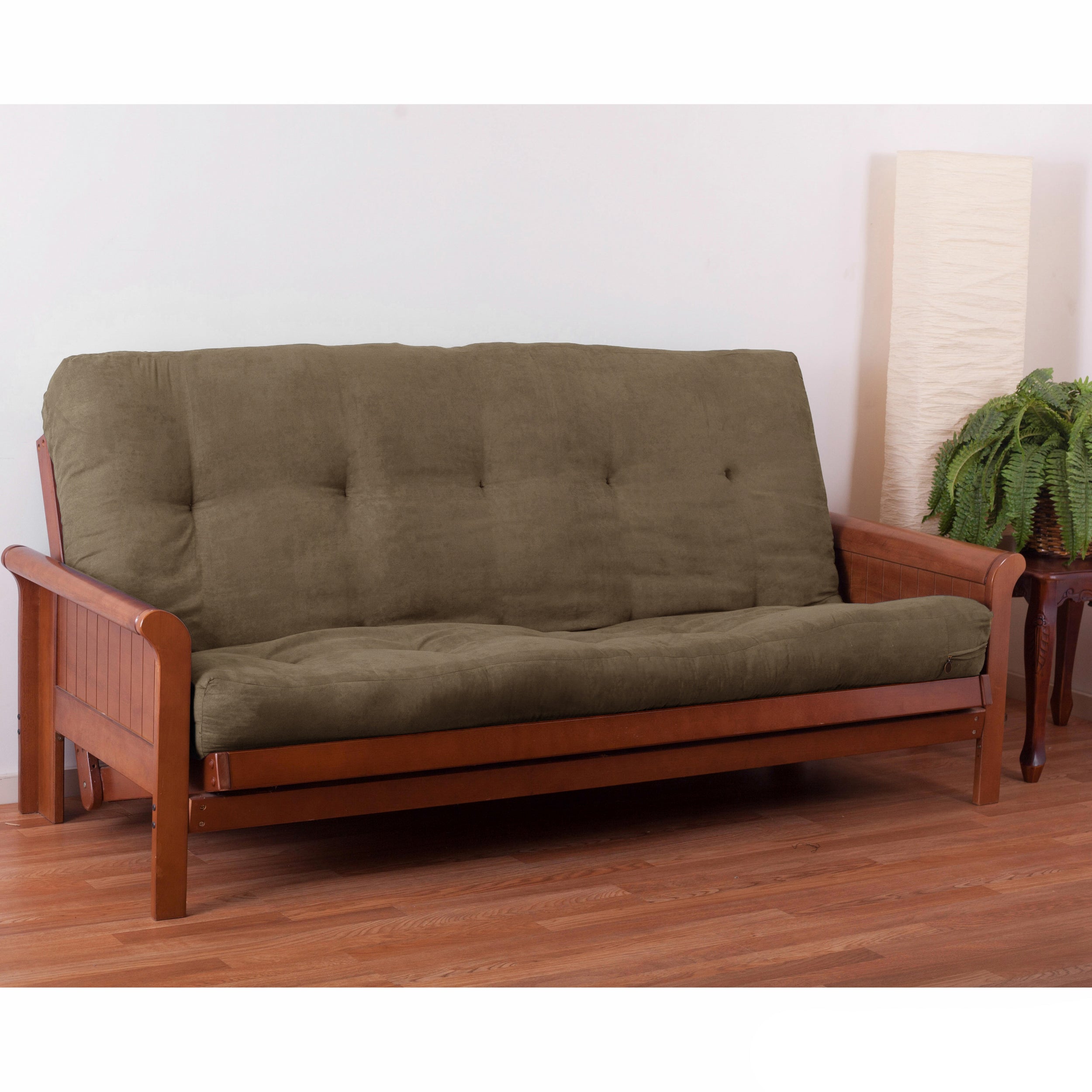Blazing Needles Vitality 7-inch Microsuede Full-size Futon Mattress - Java - Java