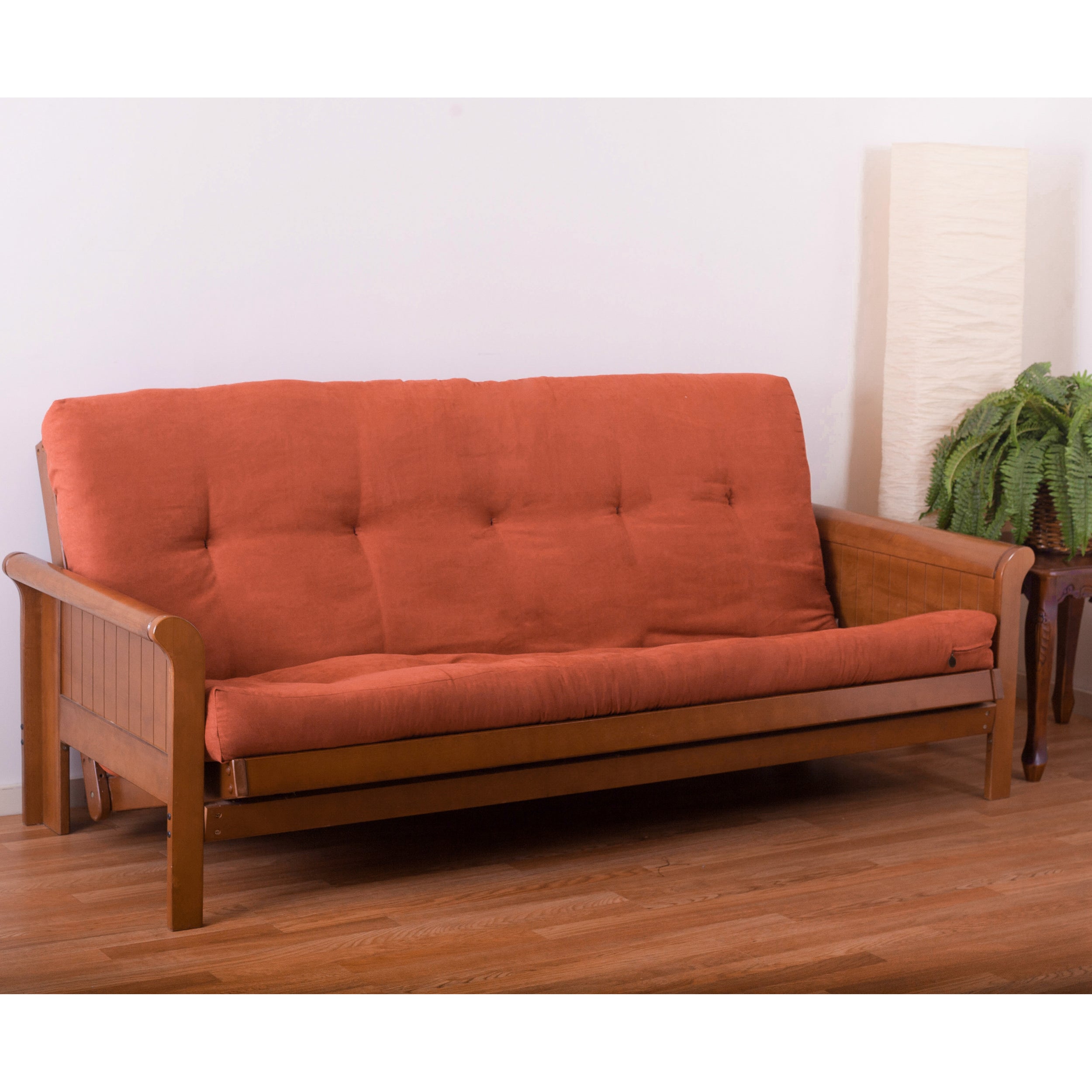 Blazing Needles Vitality 6-inch Microsuede Full-size Futon Mattress - Spice - Spice