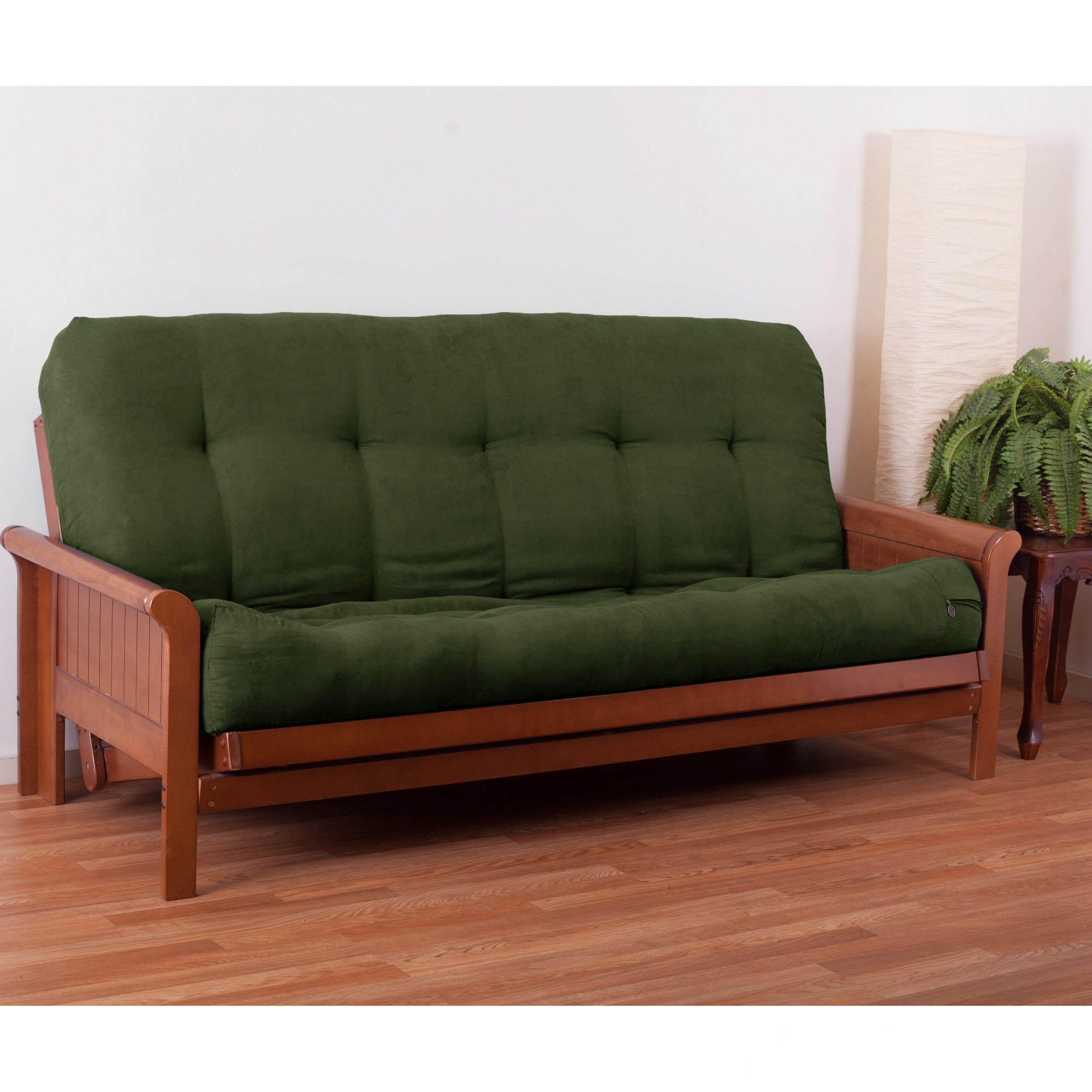 Blazing Needles Renewal 9-inch Microsuede Full-size Futon Mattress - Hunter Green - Hunter Green