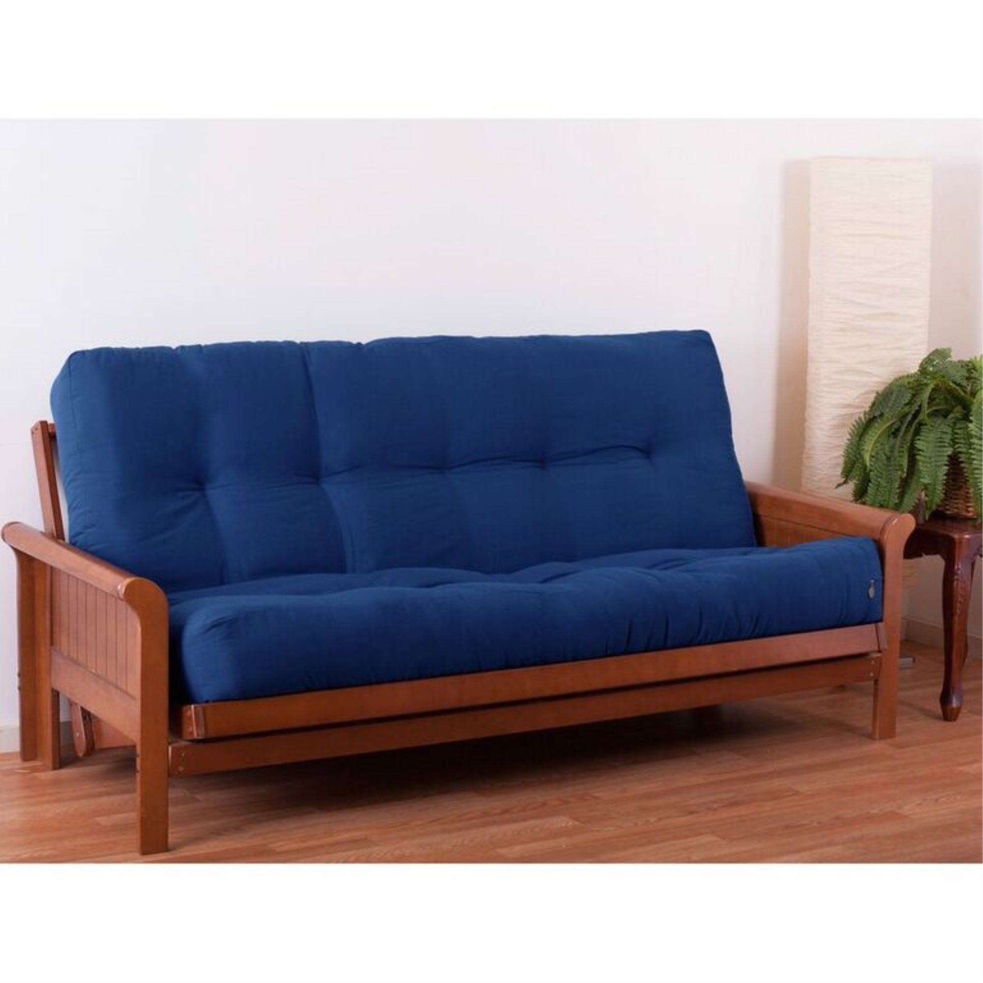 Blazing Needles Renewal 9-inch Twill Full-size Futon Mattress - Royal Blue - Royal Blue