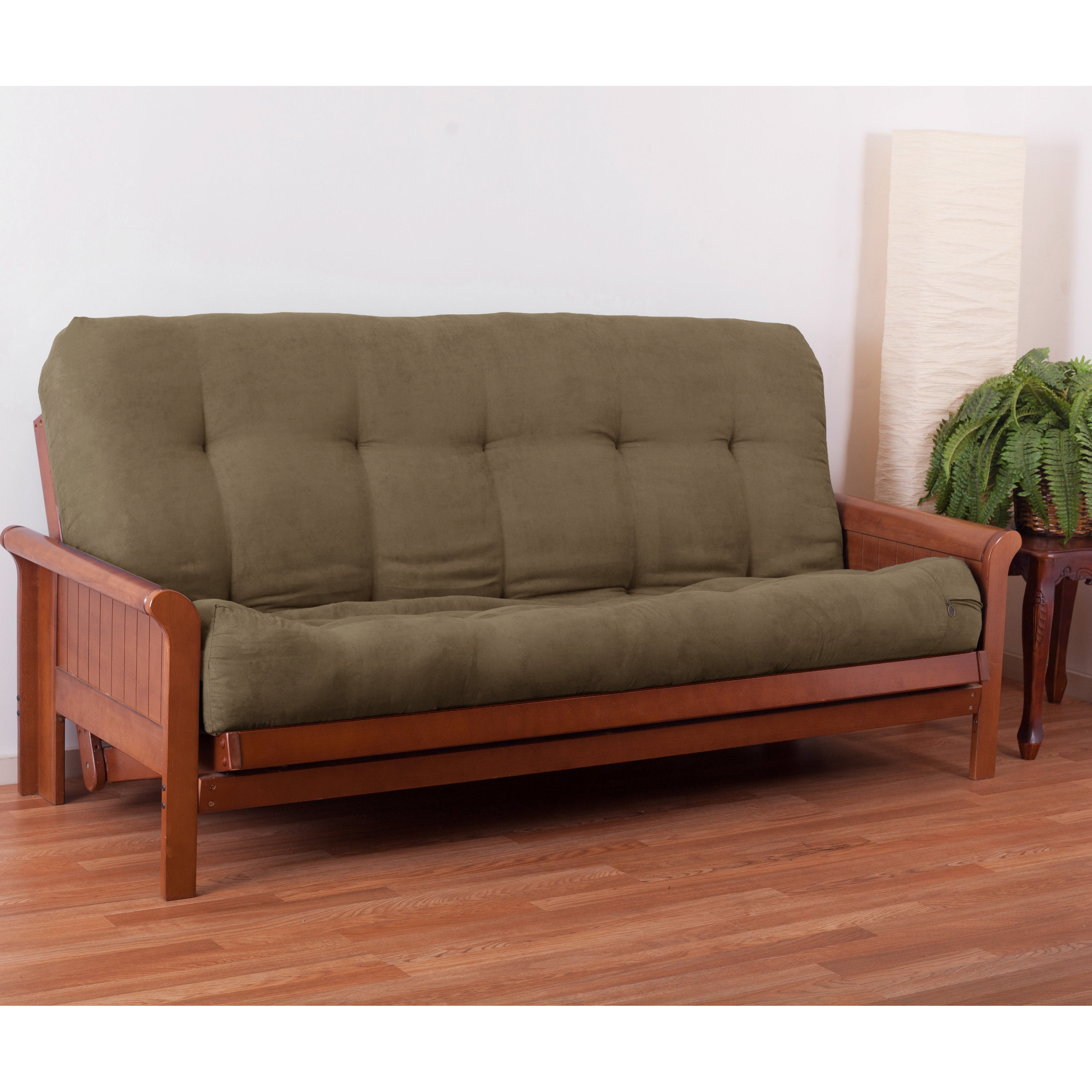 Blazing Needles Vitality 10-inch Microsuede Full-size Futon Mattress - Java - Java