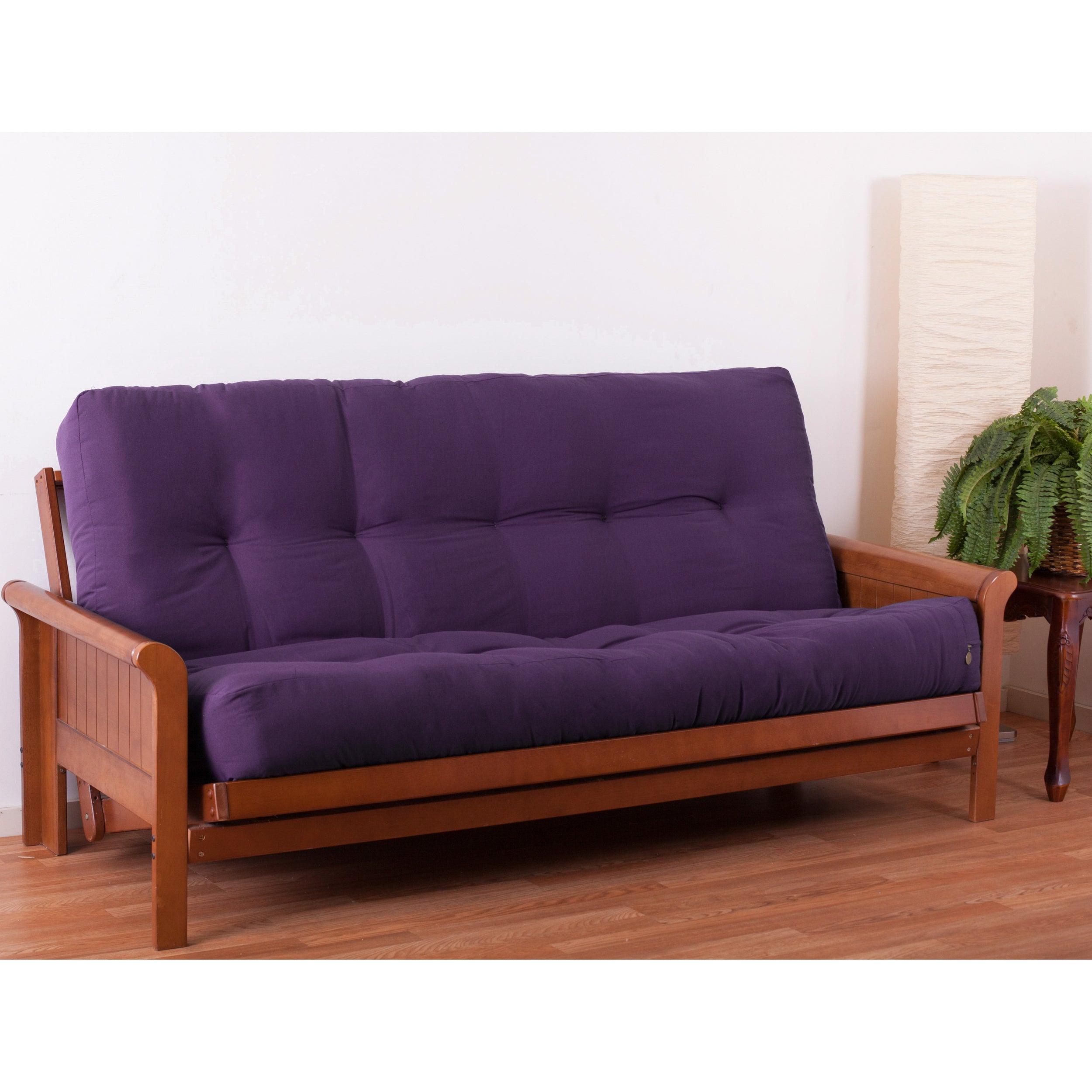 Blazing Needles Renewal 10-inch Twill Full-size Futon Mattress - Grape - Grape