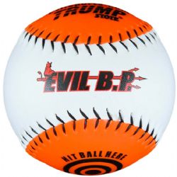 Trump® AK-EVIL-BP Evil Sports Synthetic Leather 12 Inch Batting Practice Softball