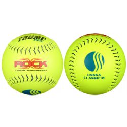 Trump® X-ROCK-CLAS-Y-2 The Rock® Series 12 inch 40/325 USSSA Classic M Composite Leather Softball
