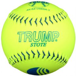 Trump® AK-EZ-USSSA-Y AK-EZ Series 12 Inch 40/325 USSSA Synthetic Leather Softball