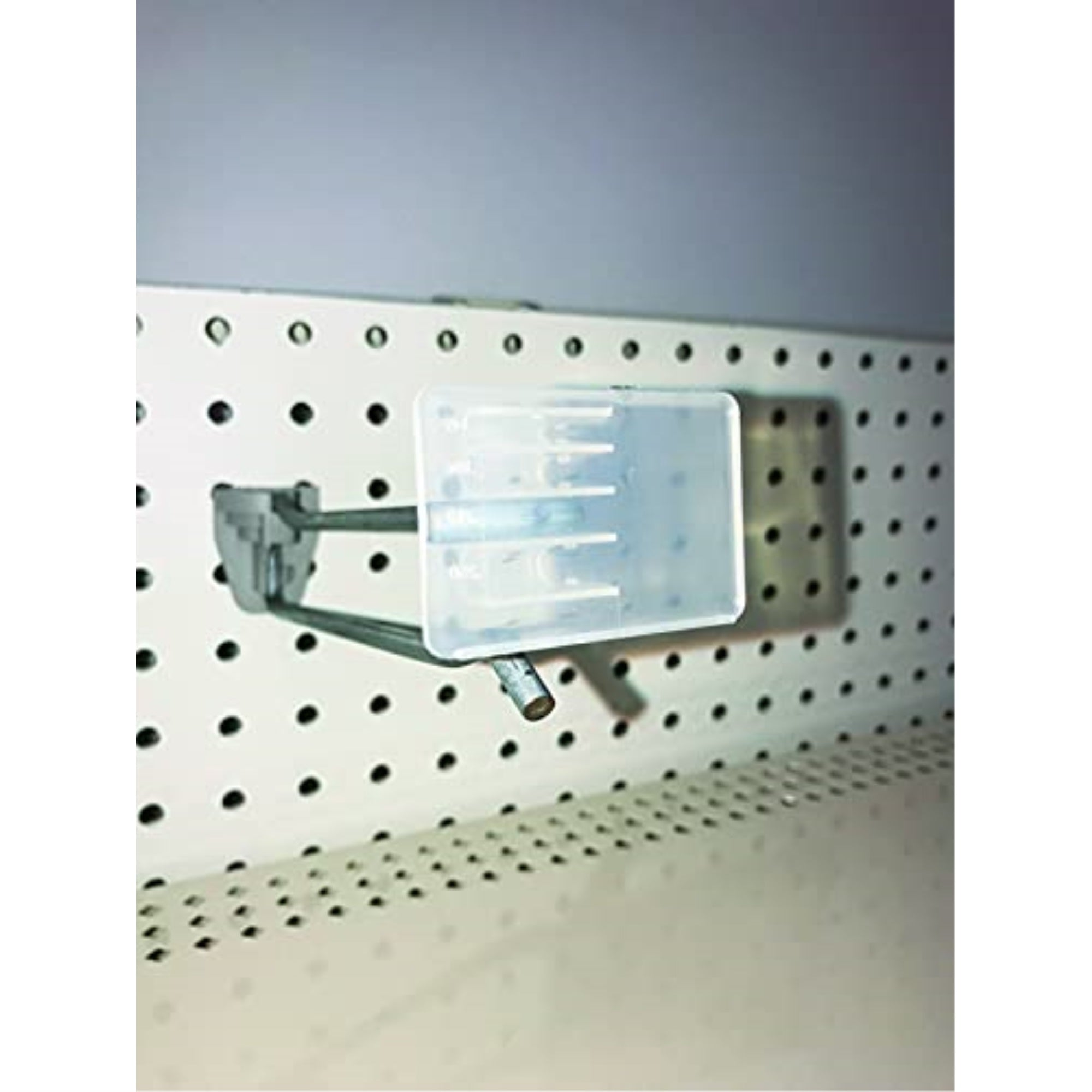 9719469 Quad Wire Lbl Scn Hook2 Kinter 1.25 In. H X 0.06 In. W X 2 In. L Clear Adhesive Tags Quad Wire Label Holder Plastic 