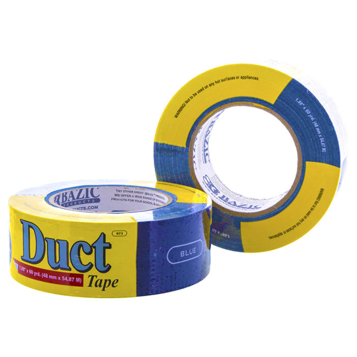 Bazic 1.88' X 60 Yards Blue Duct Tape