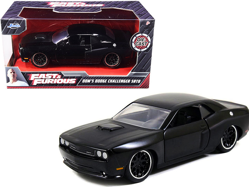 Dom's Dodge Challenger SRT8 Black \Fast & Furious\ Movie 1/32 Diecast Model Car by Jada