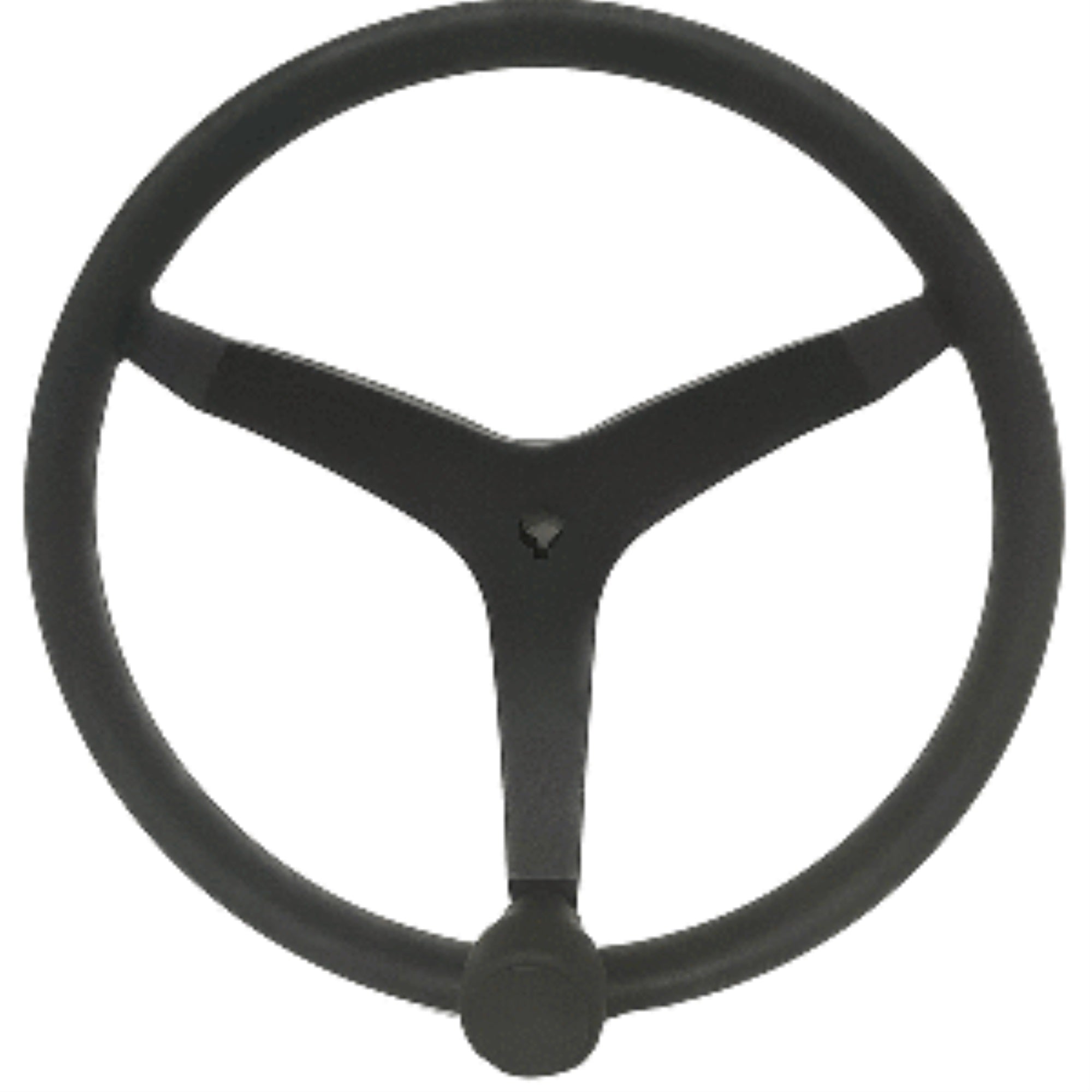 Uflex V46 Ss Steering Wheel  W/ Knob - Black