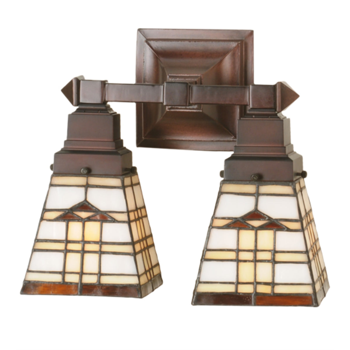 12'W Arrowhead Mission 2 Lt Wall Sconce