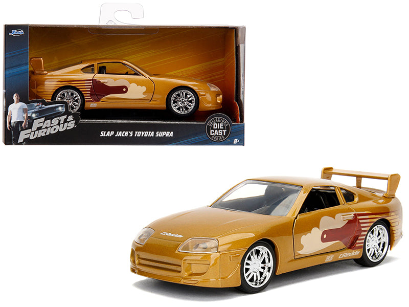 Slap Jack'S Toyota Supra Gold 'Fast & Furious' Movie 1/32 Diecast Model Car By Jada