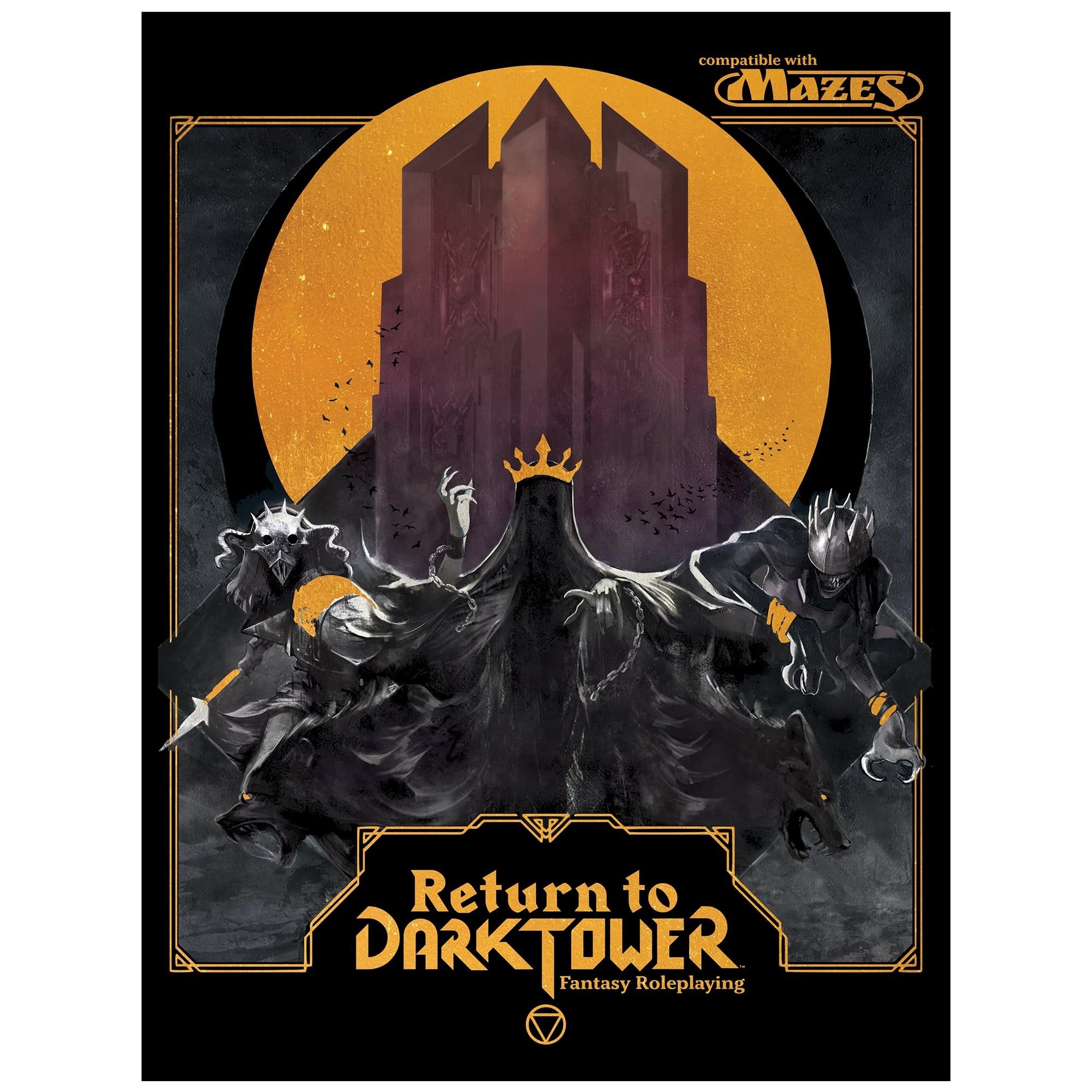Return To Dark Tower - Fantasy Roleplaying, Hardcover Rpg Book, Roleplay In The Four Kingdoms
