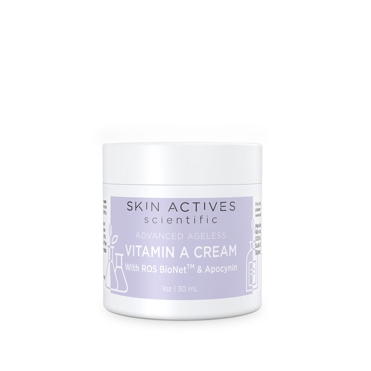 Vitamin A Cream With Ros Bionet And Apocynin 1 Fl. Oz.
