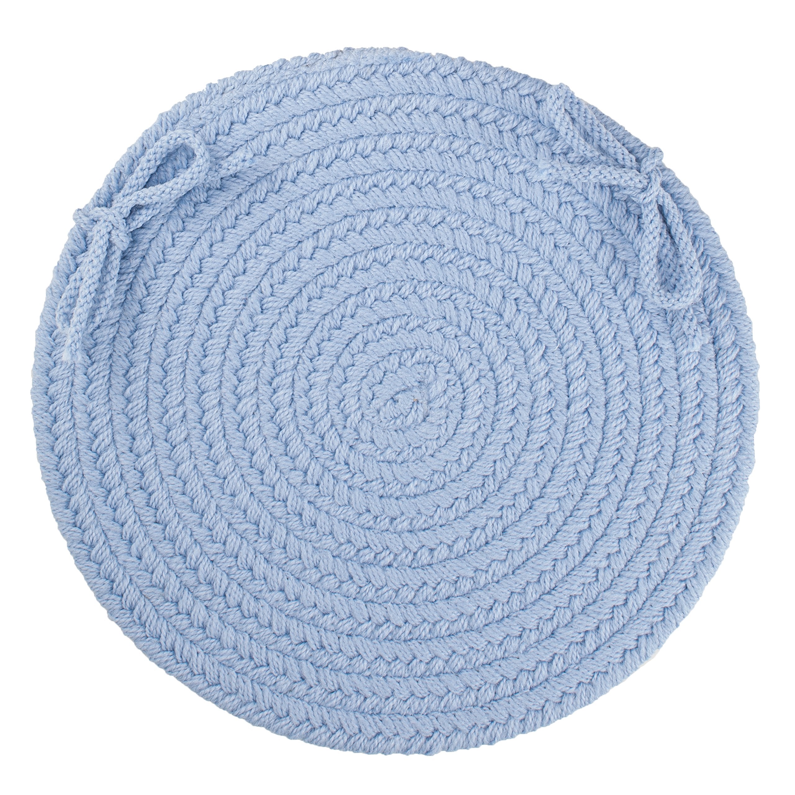 Rhody Rug S046A015X015 Braided Area Rugs, Hydrangea, 15 x 15""