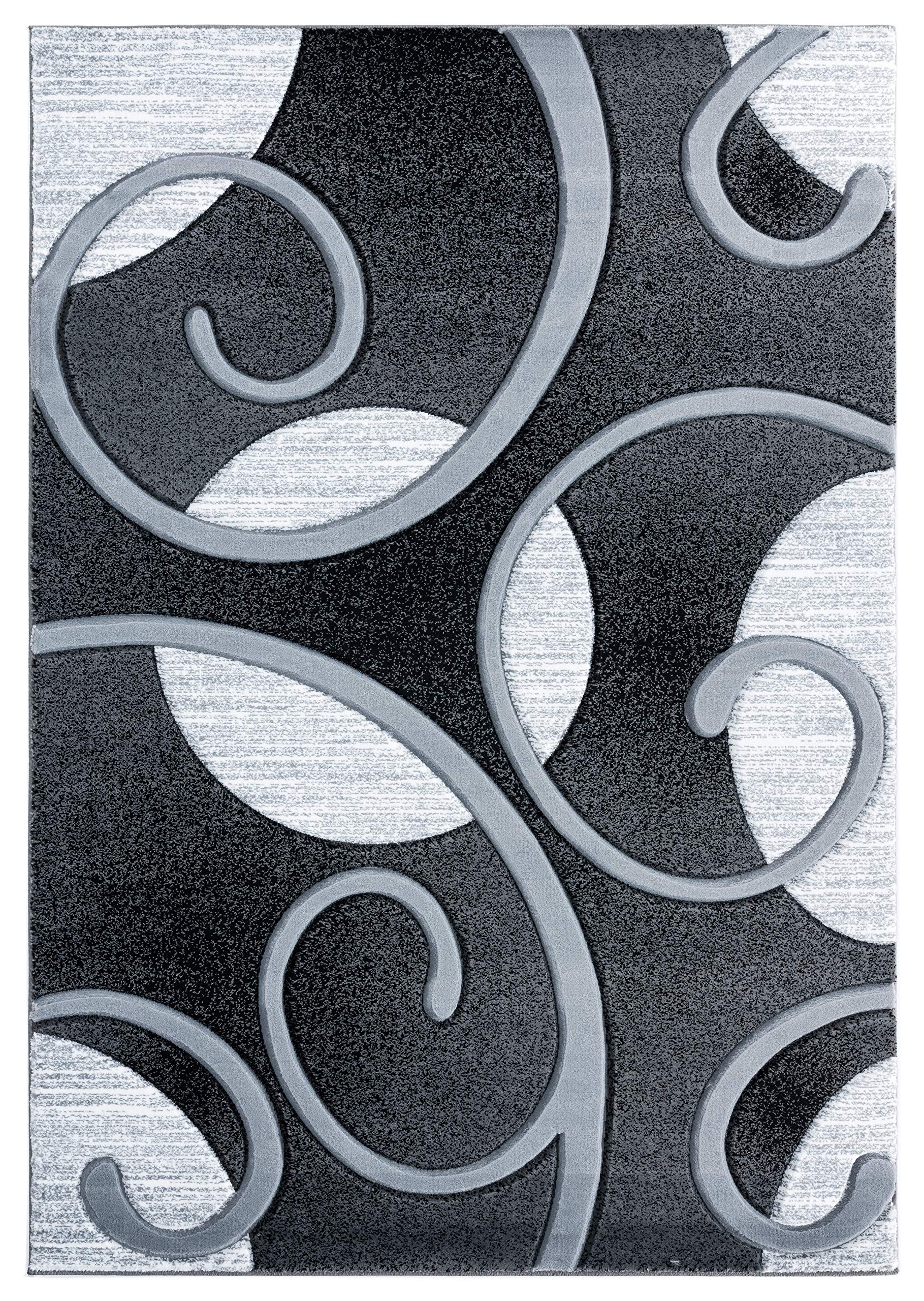 United Weavers Bristol Riley Grey Accent Rug 110 x 28