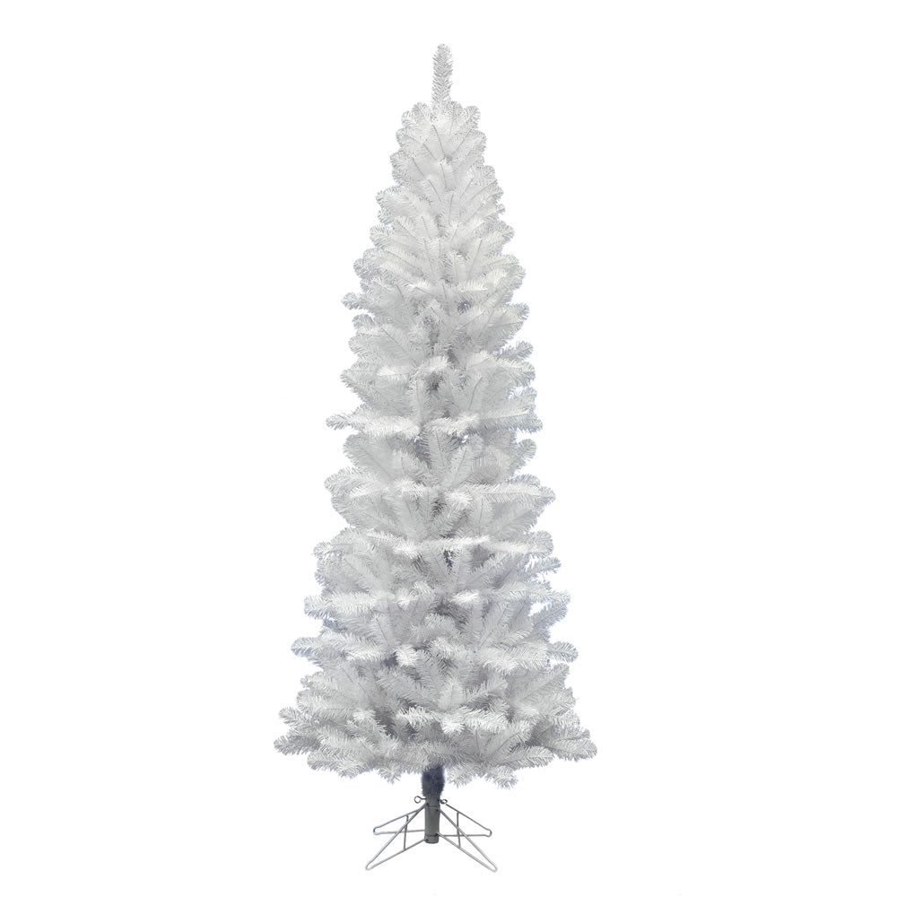 Vickerman 6.5' x 32″ White Salem Pencil Pine 493T - A103265