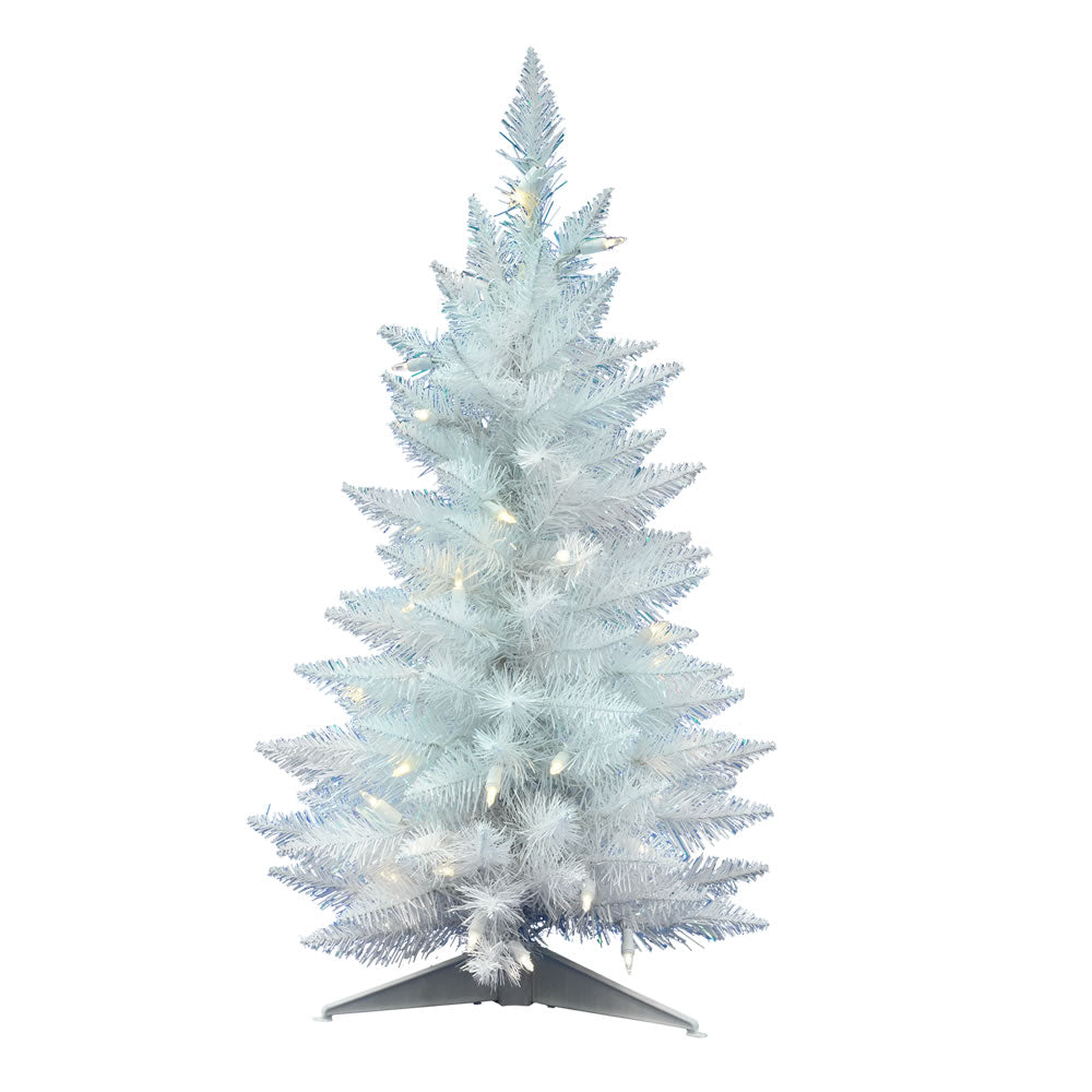 Vickerman 30″ x 17″ Sparkle White Pencil 50LED Wht - A104031LED