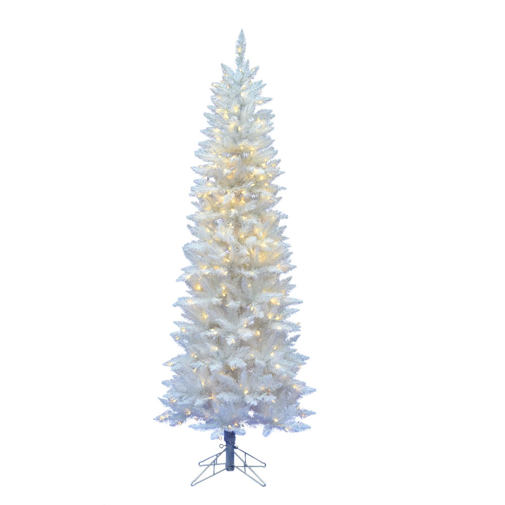 Vickerman 7.5' x 34″ Sparkle White Pencil 300LEDWh - A104076LED