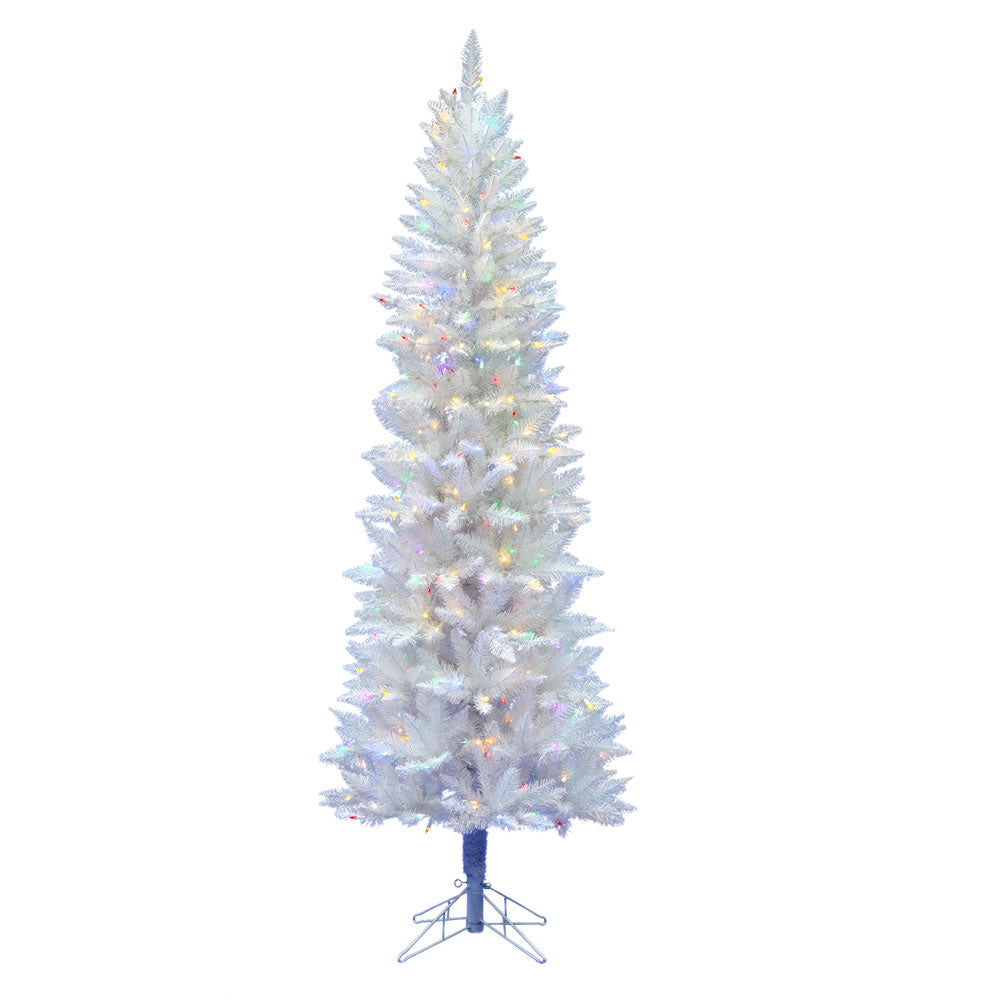 Vickerman 7.5' x 34″ Sparkle White Pencil 300LEDMu - A104077LED