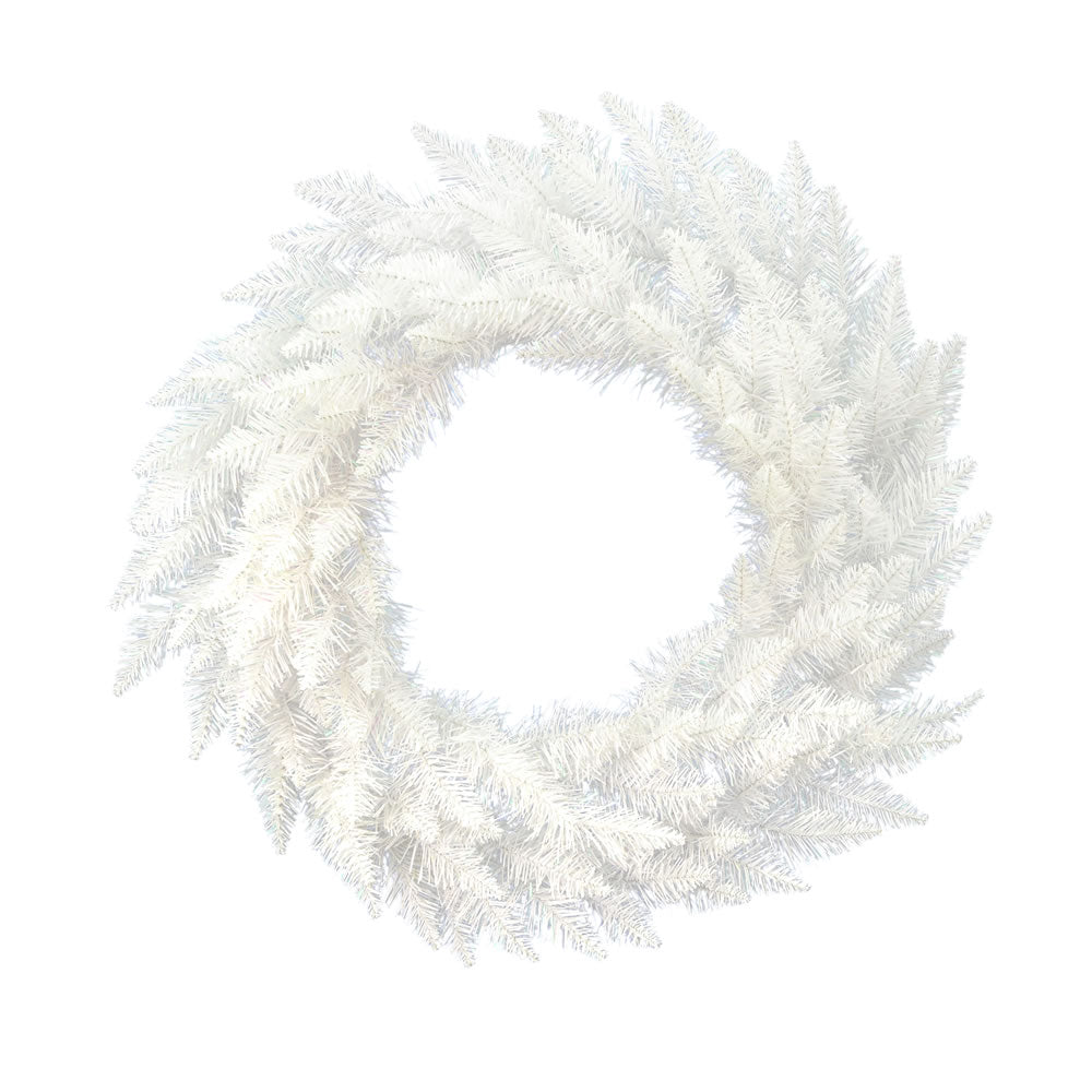 Vickerman 36″ Sparkle White Wreath 195Tips - A104236