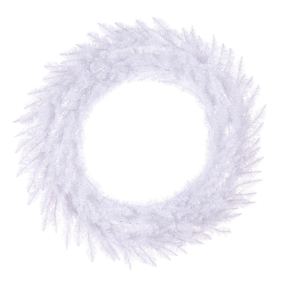 Vickerman 48″ Sparkle White Wreath 260Tips - A104247