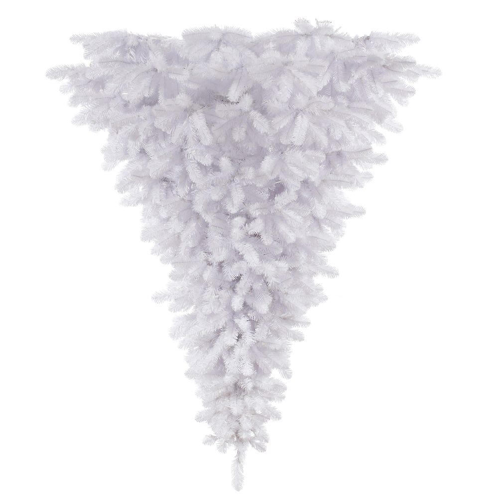 Vickerman 6' x 61″ White Upside Down Tree 1372T - A117535