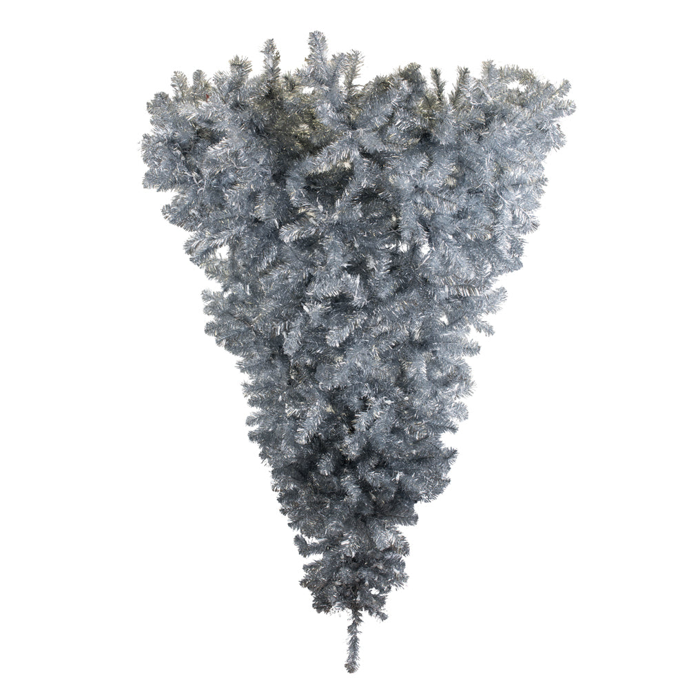 Vickerman 6' x 61″ Silver Upside Down Tree 1372T - A117635