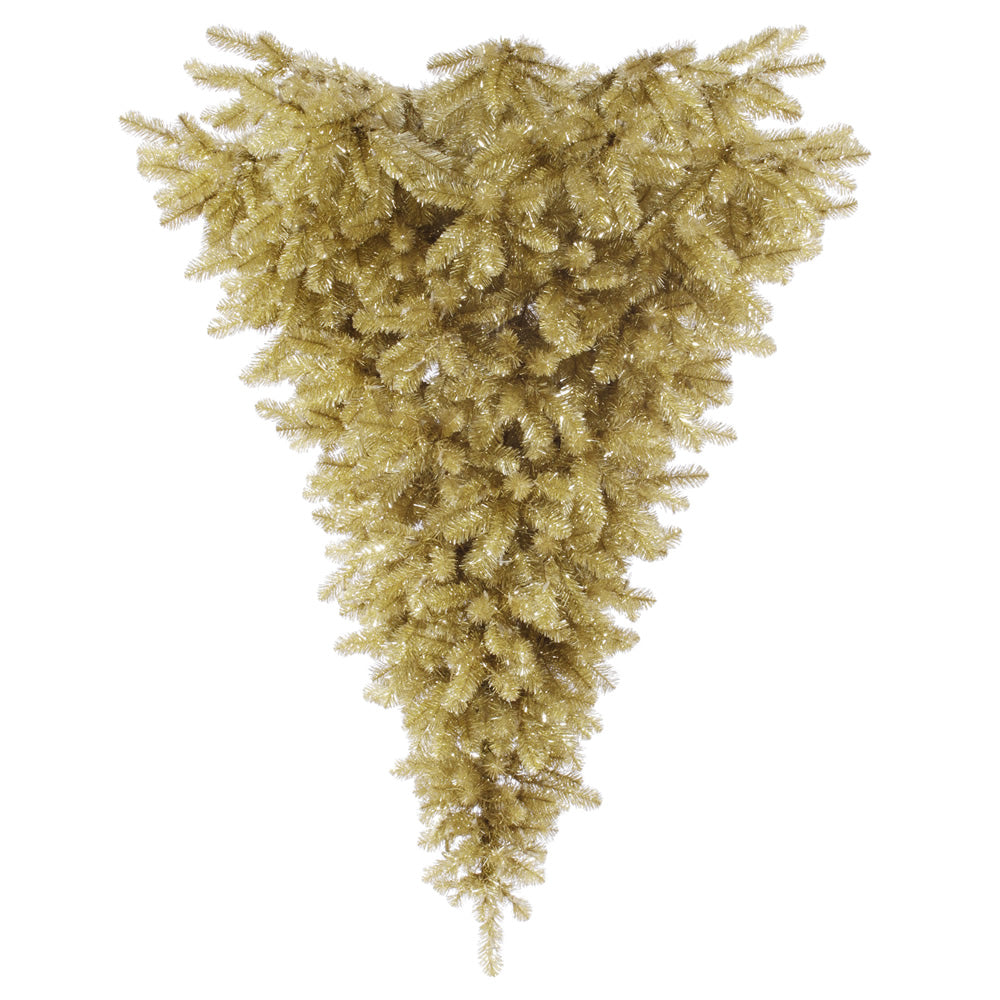 Vickerman 6'x 61″ Champagne Upside Down Tree 1372T - A117735