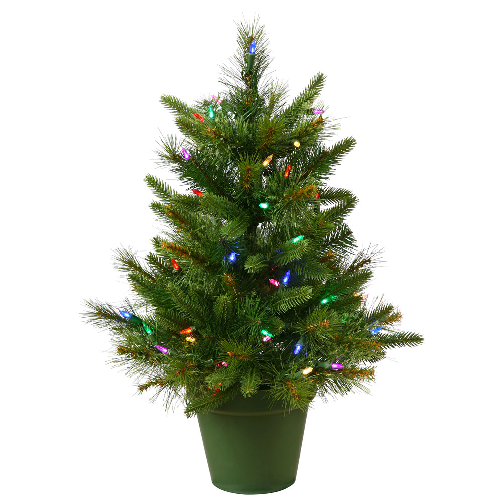 Vickerman 24″ x 21″ Cashmere Pine LED50Multi - A118226LED