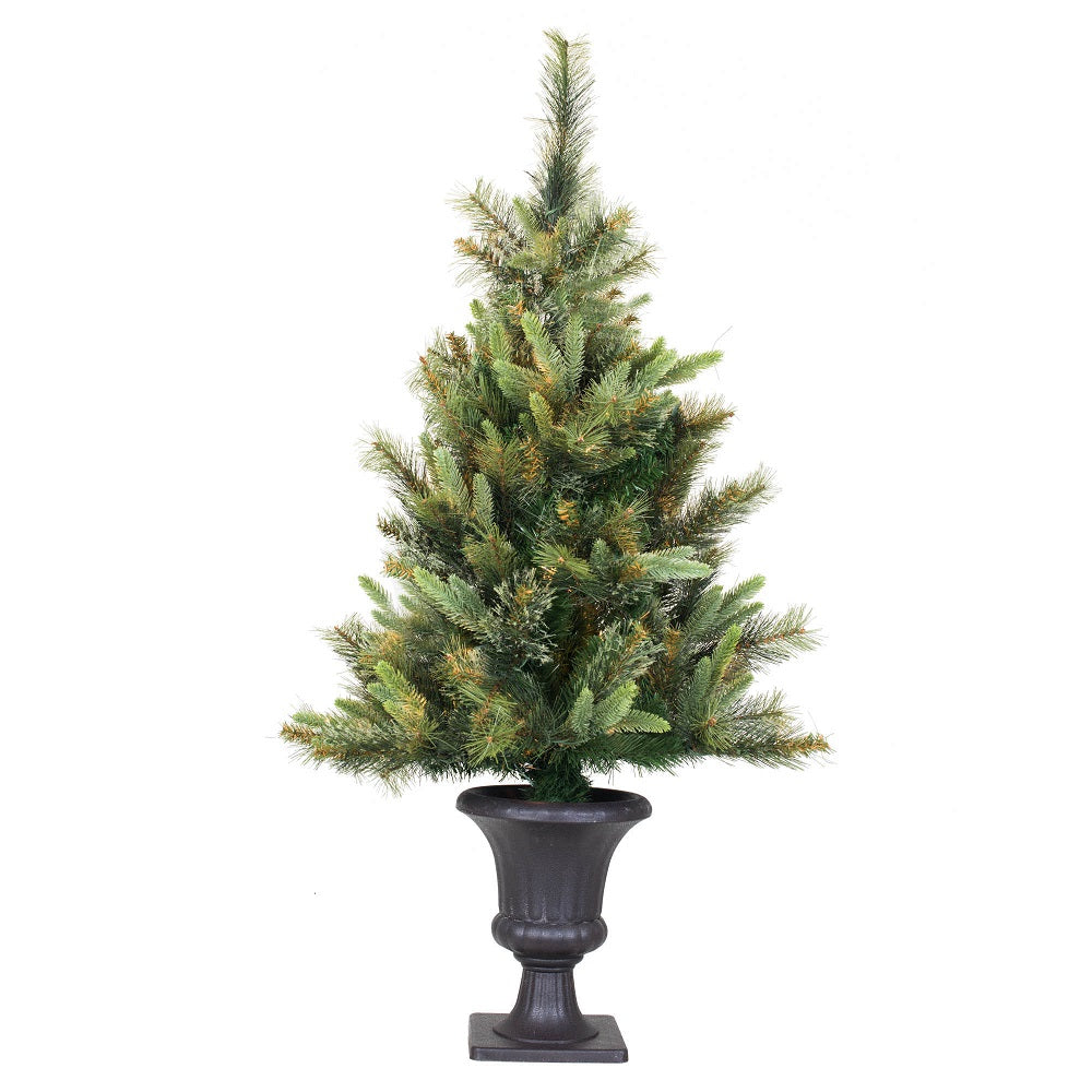 Vickerman 3.5' x 28″ Potted Cashmere Pine 218 Tips - A118235