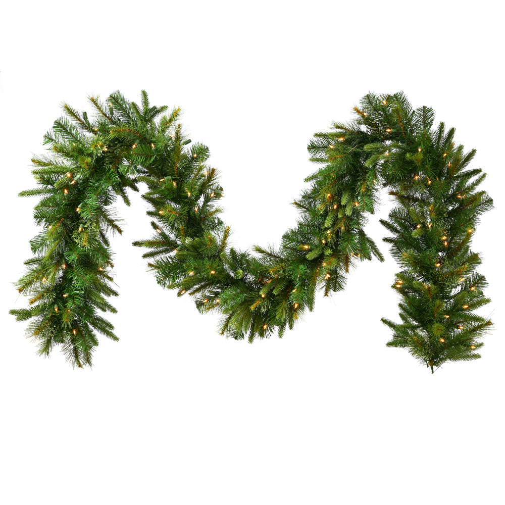 Vickerman 50' x 14″ Cashmere Garland LED550WmWht - A118317LED