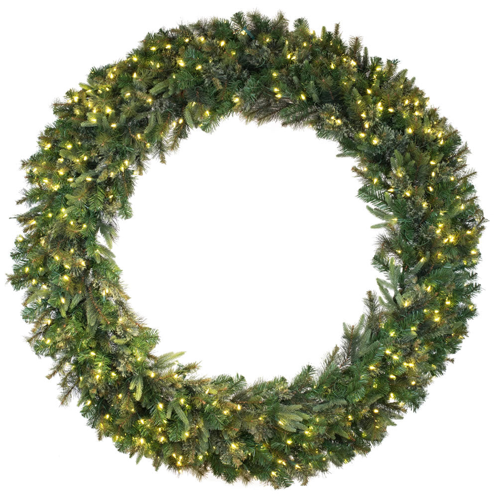 Vickerman 120” Cashmere Wreath LED 900WmWh - A118396LED