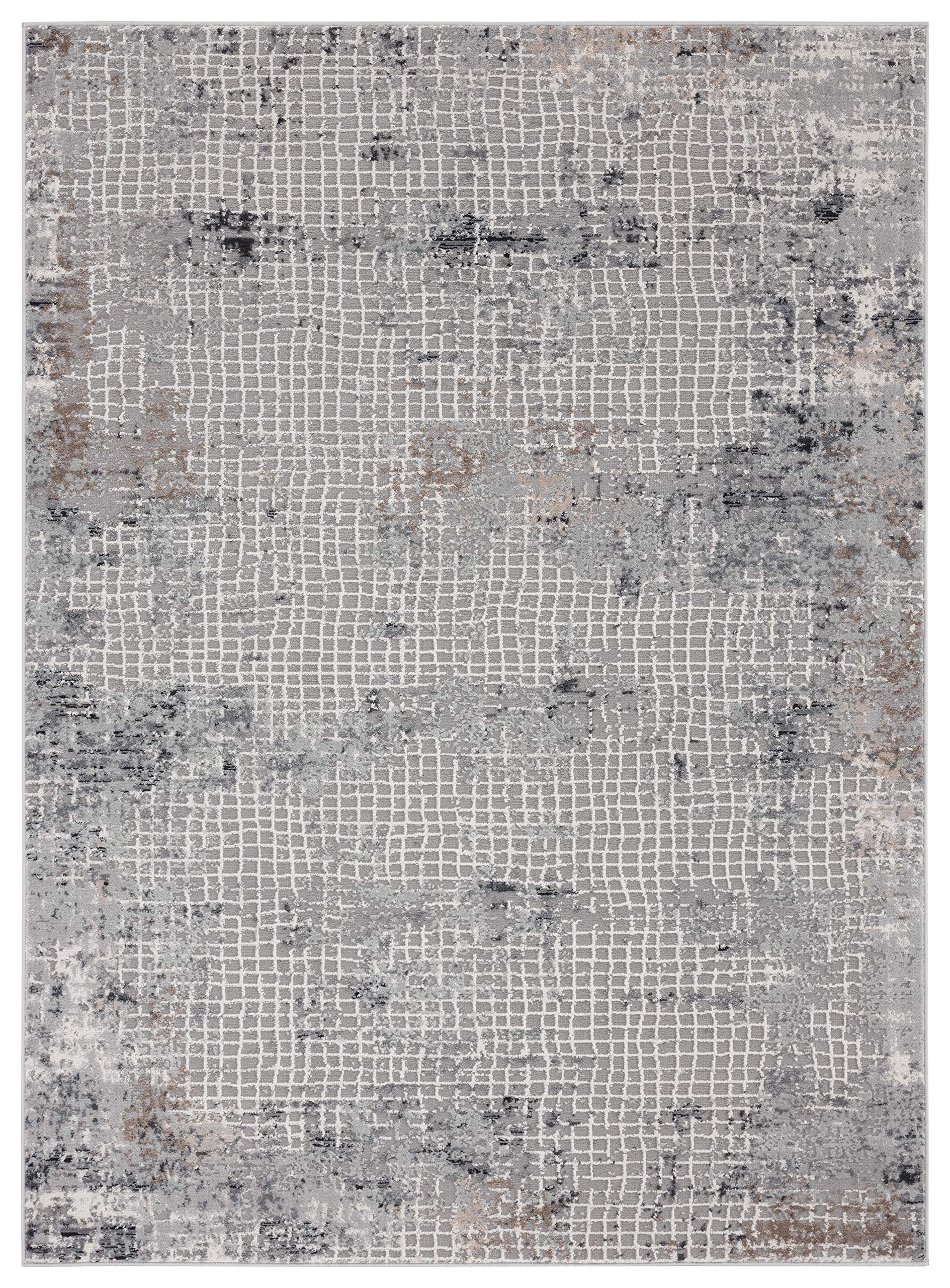 United Weavers Austin Devine Grey Accent Rug 111 x 3”