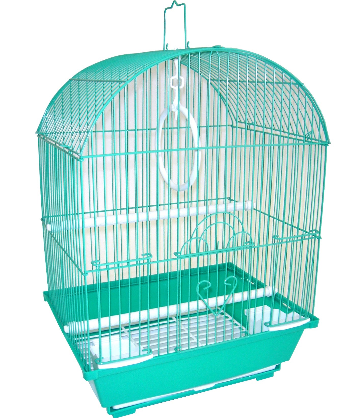 Yml A1304Grn Round Top Style Small Parakeet Cage, 11 X 9 X 16'