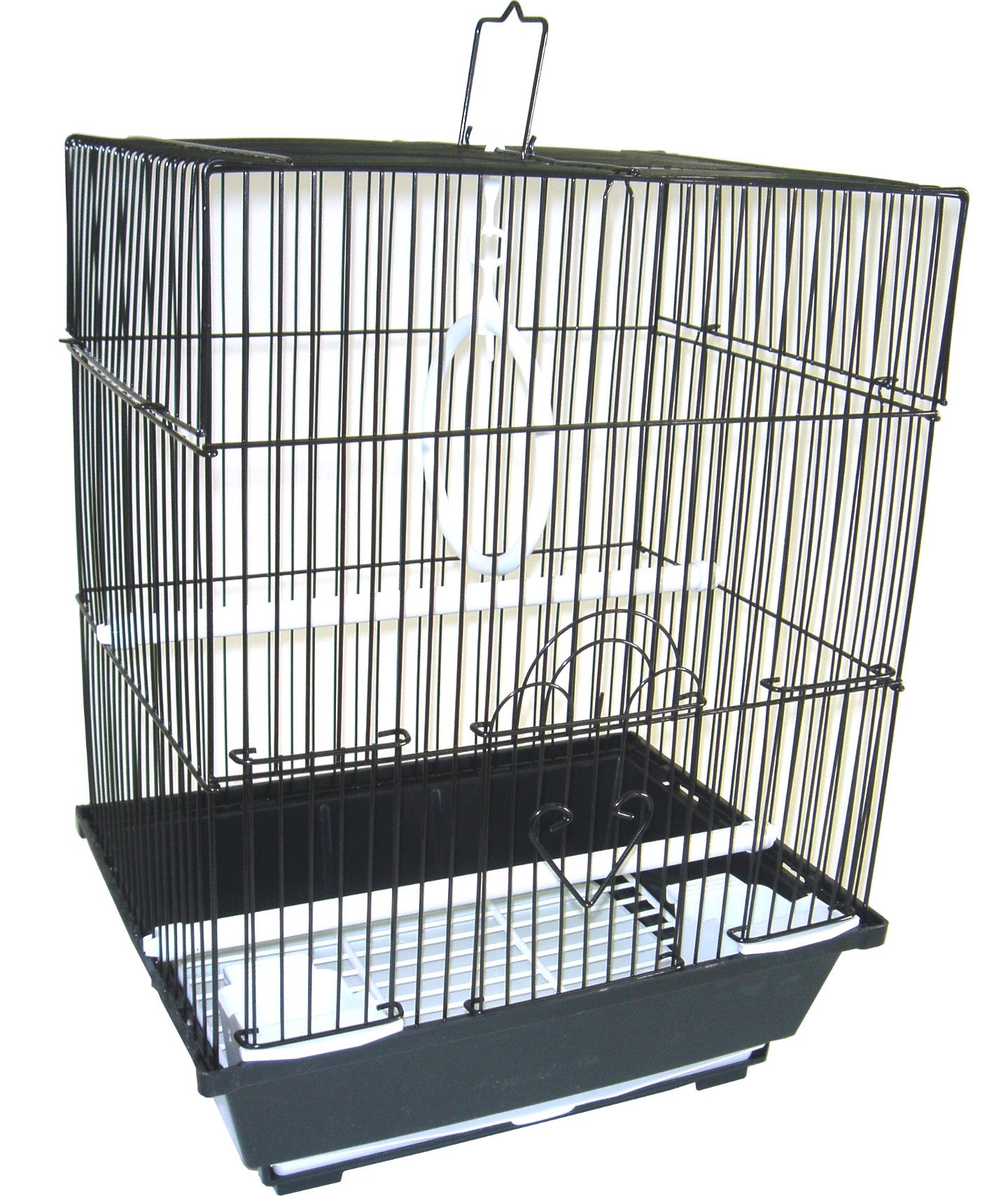 Yml A1324Mblk Flat Top Medium Parakeet Cage, 13.3' X 10.8' X 16.5'